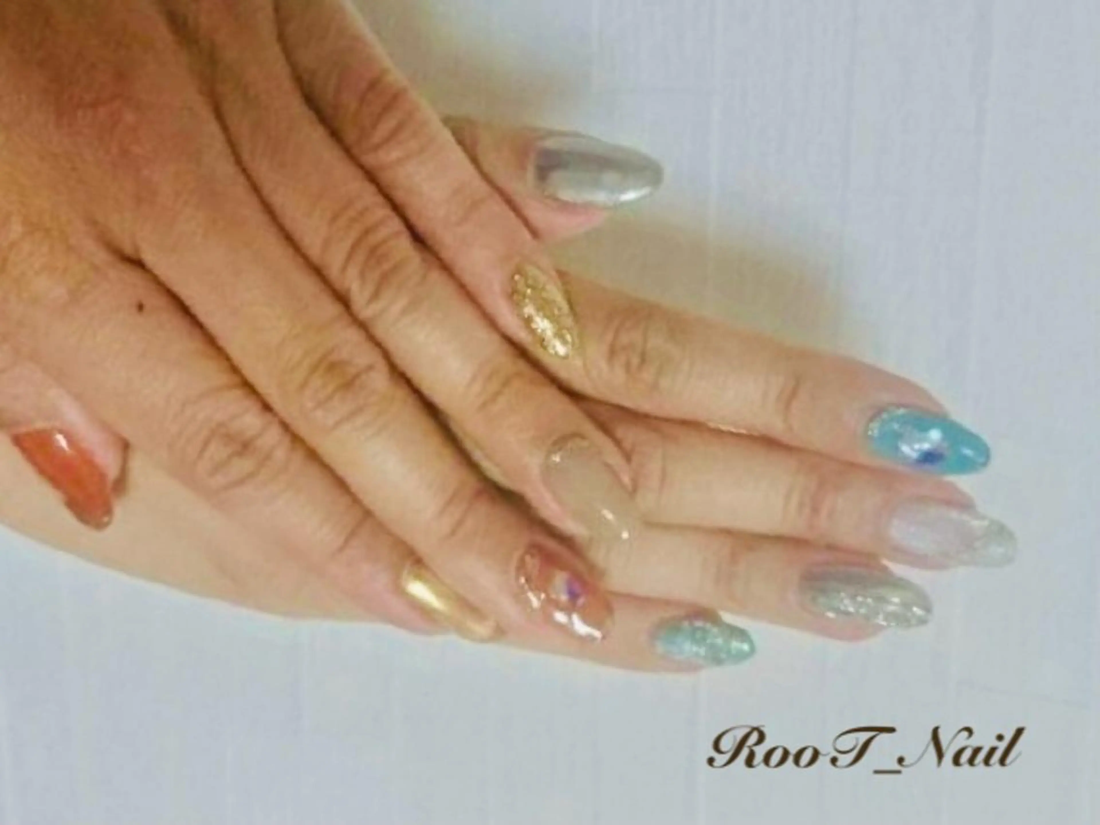 メンズ ネイル 持ち込み ハンドネイル RooT Nailのネイルデザイン