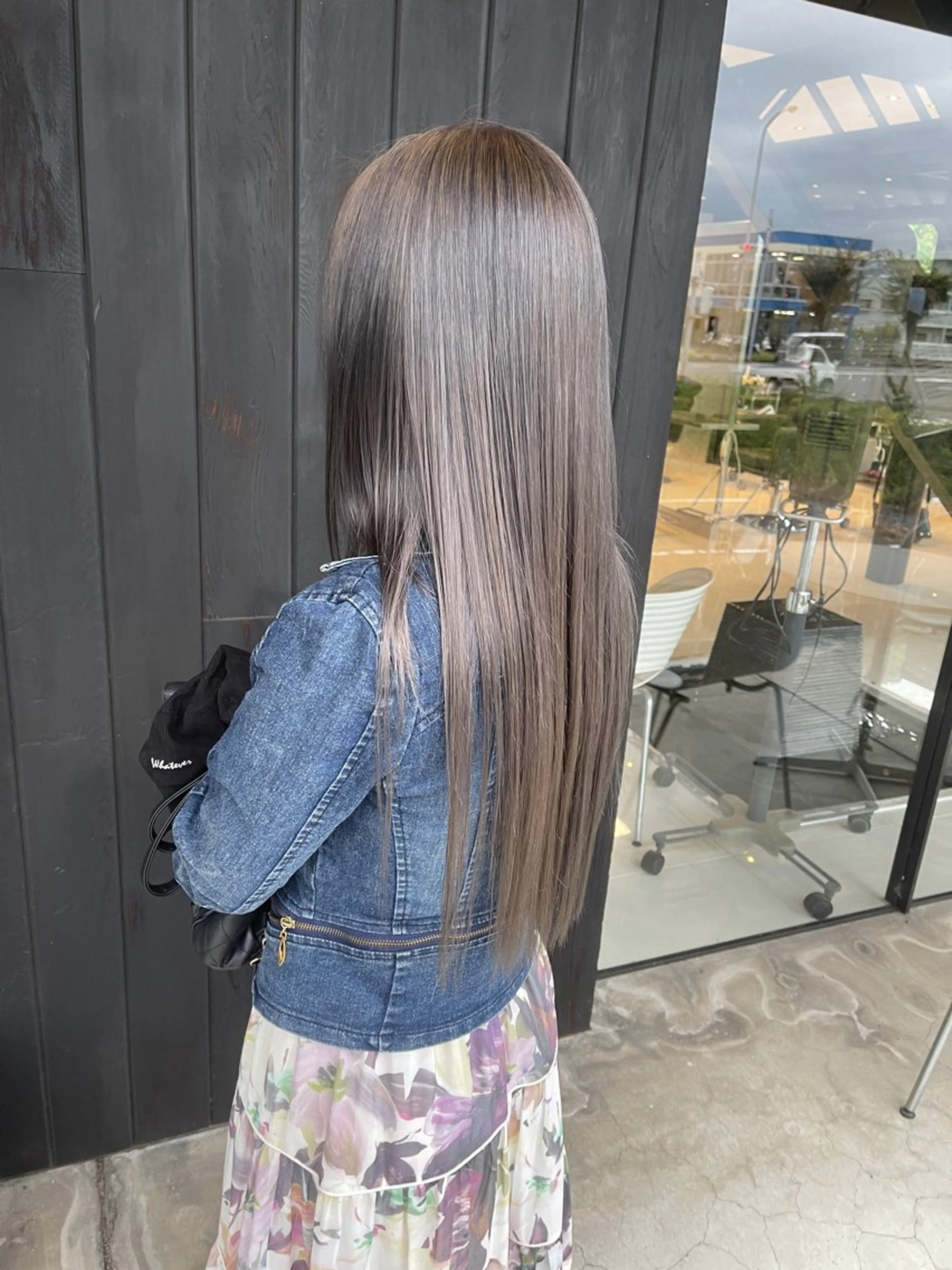 ロング カット ヘアカラー 三好 達也のヘアスタイル