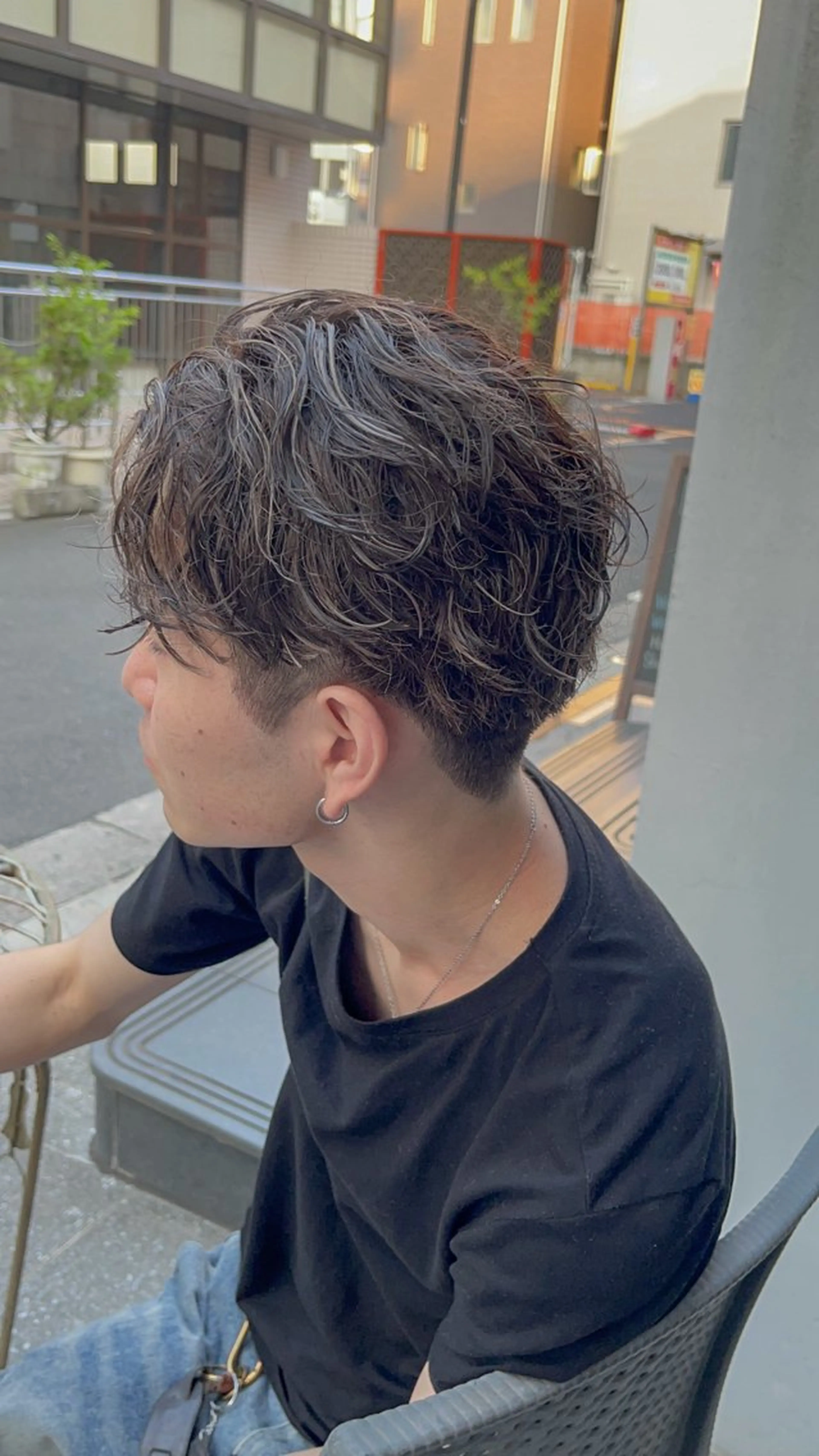 ショート カラー パーマ カット ヘアカラー トリートメント ヘアセット 似合わせハイトーン 🍯ayumi🍯のヘアスタイル