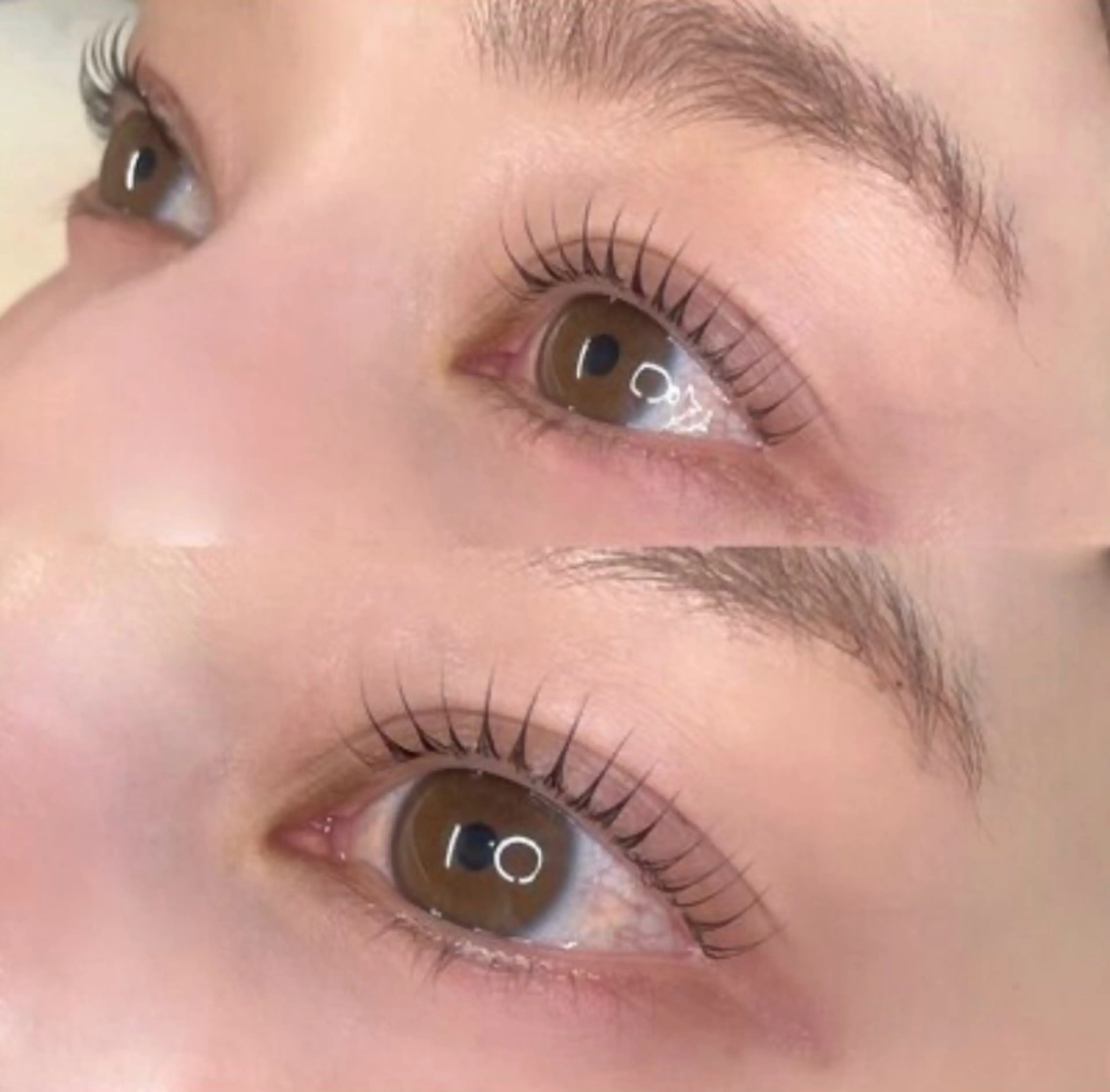 韓国束間まつげパーマの写真