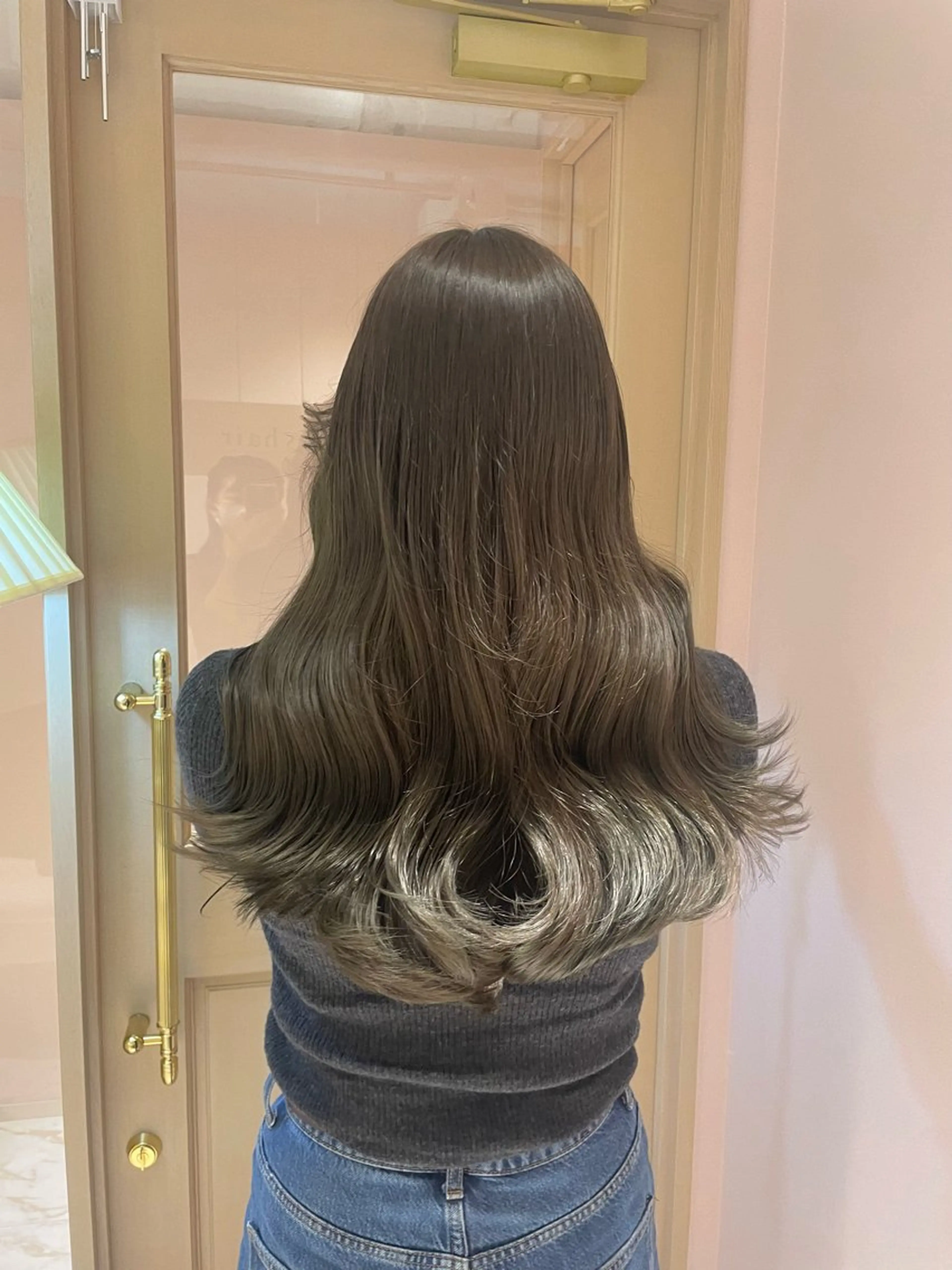 ロング ヘアカラー トリートメント ヘッドスパ マホ/日吉/髪質改善 /レイヤー/ガーリーのヘアスタイル