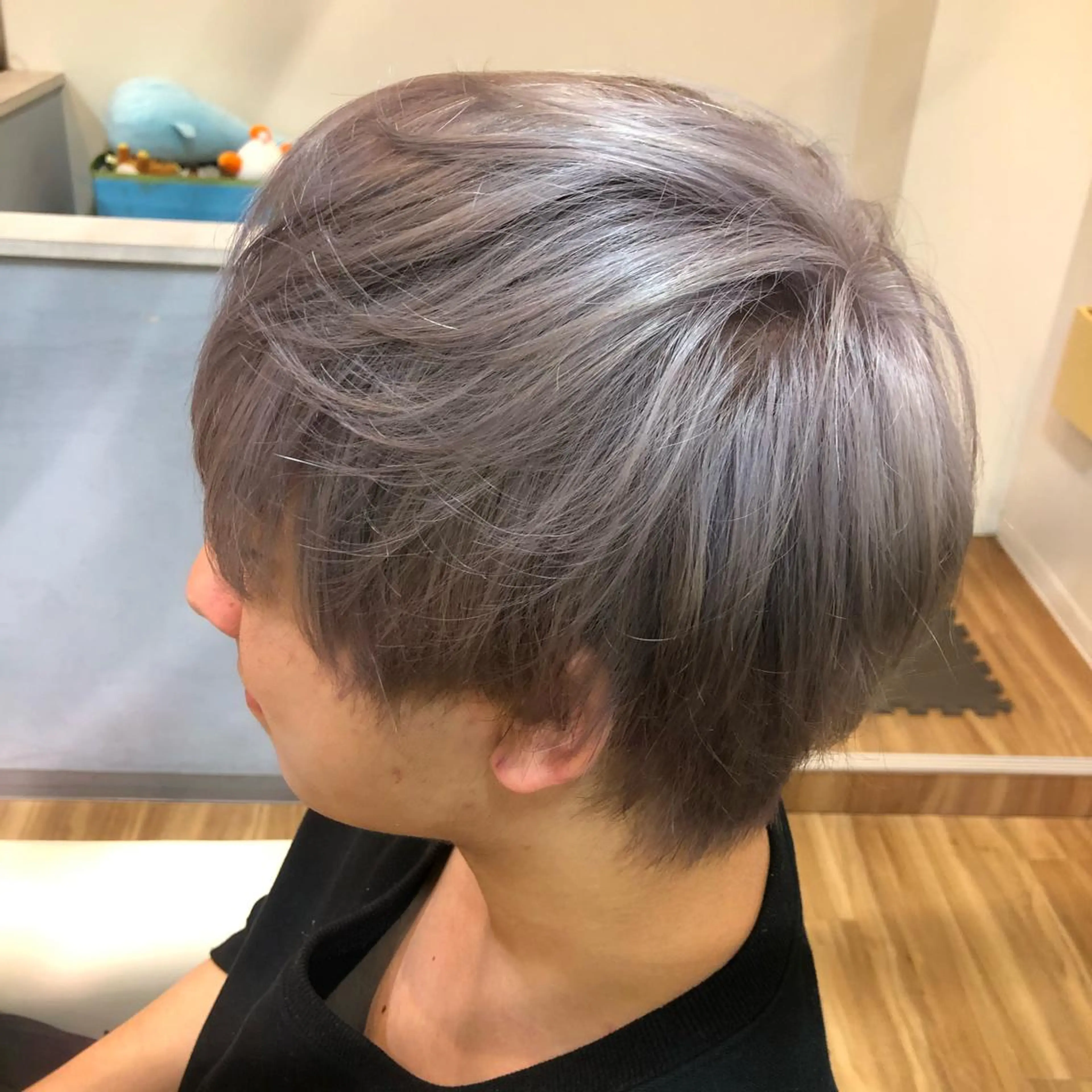 ショート メンズ メンズブリーチ トレンド透明感カラー 大貫 昂涼 🐹のヘアスタイル