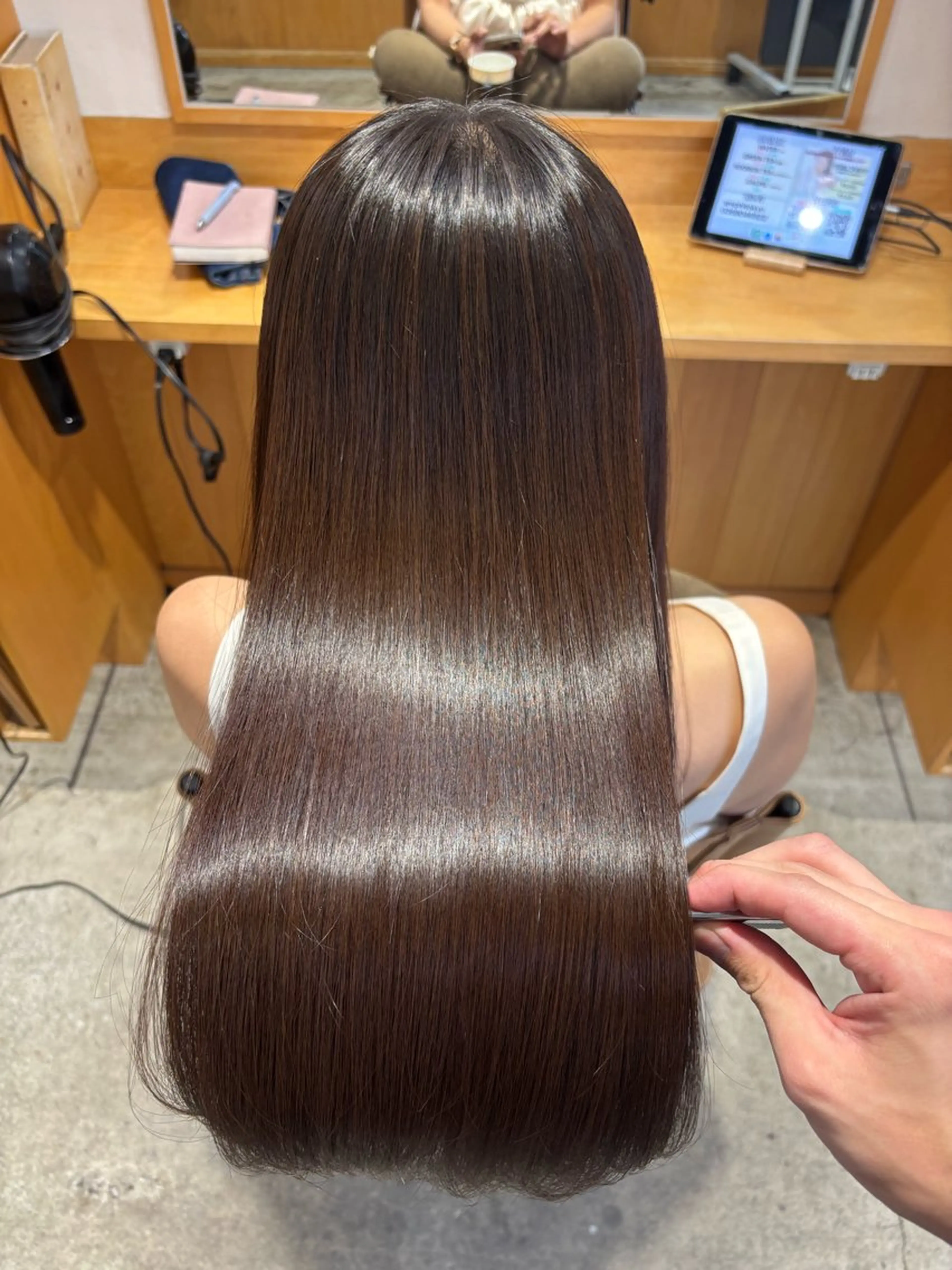 ロング カット ヘアカラー トリートメント [Amphi Tokyo]宮原のヘアスタイル