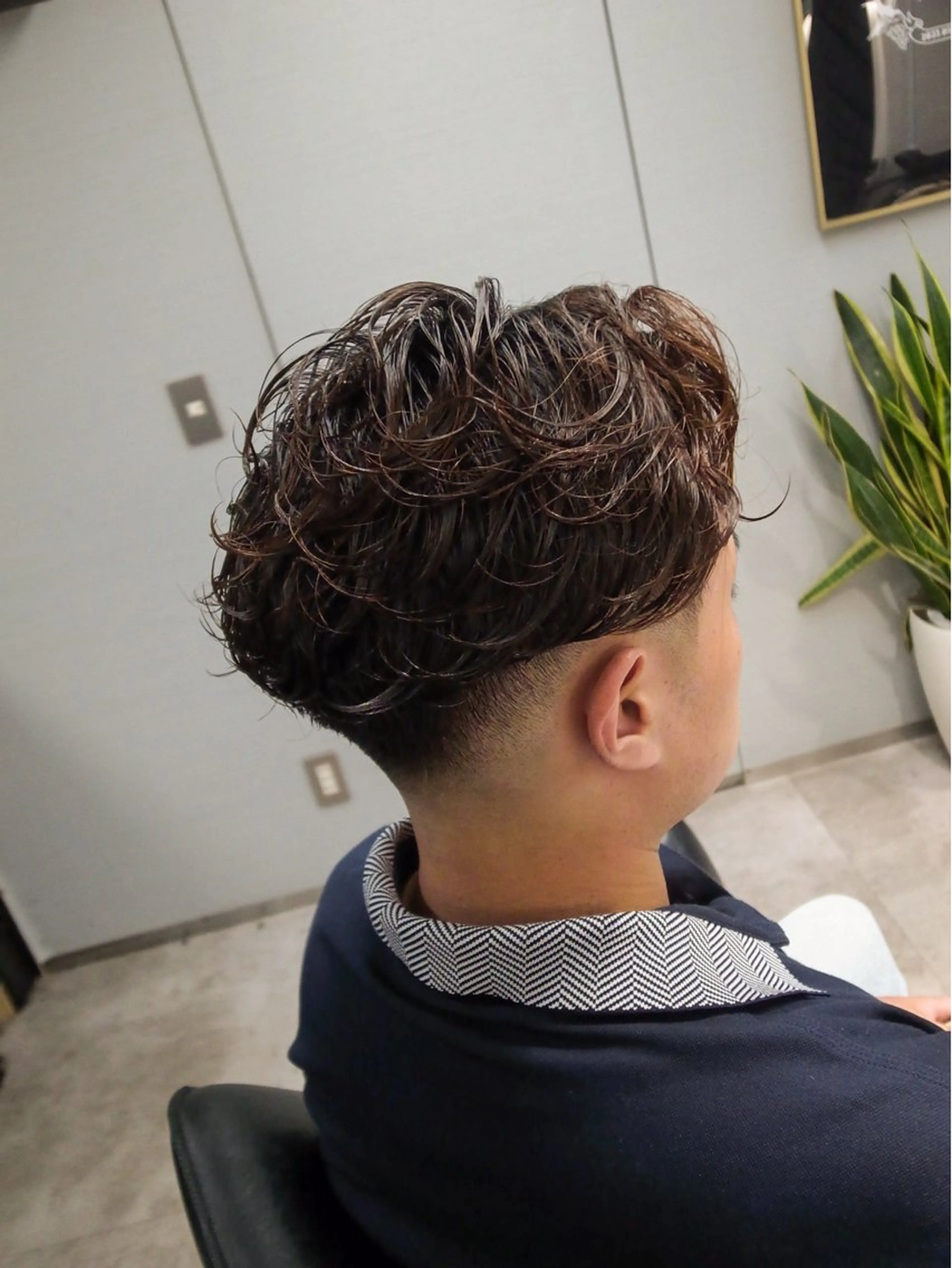 ショート パーマ メンズ カット パーマ INTRO SHIBUYA by Fi-Ne所属・💈メンズフェード 特化DAIYA💈のヘアスタイル