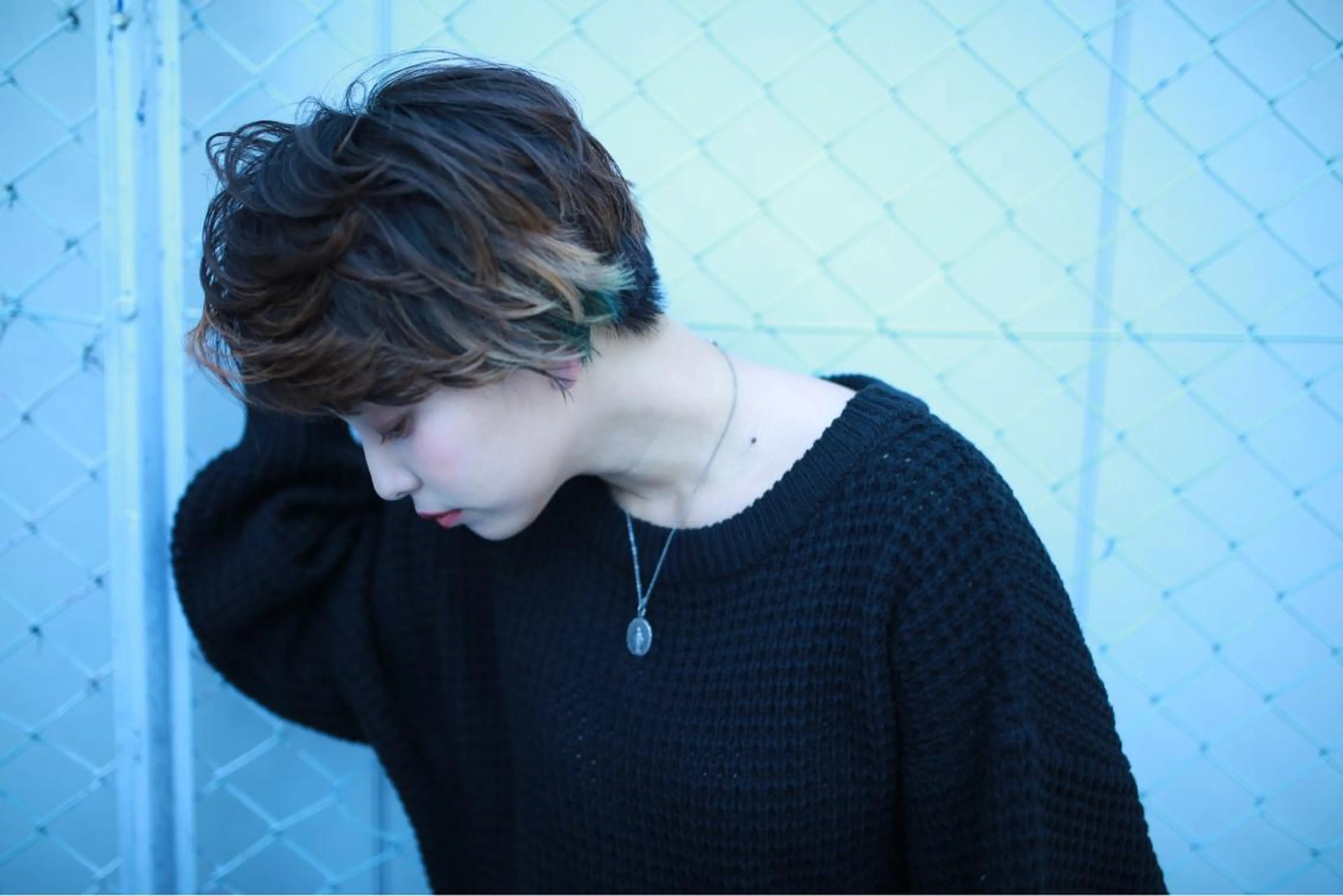 ショート カラー パーマ ヘアアレンジ メンズ キッズ ネイル マツエク・マツパ ヘアカラー トリートメント premier modelsのヘアスタイル