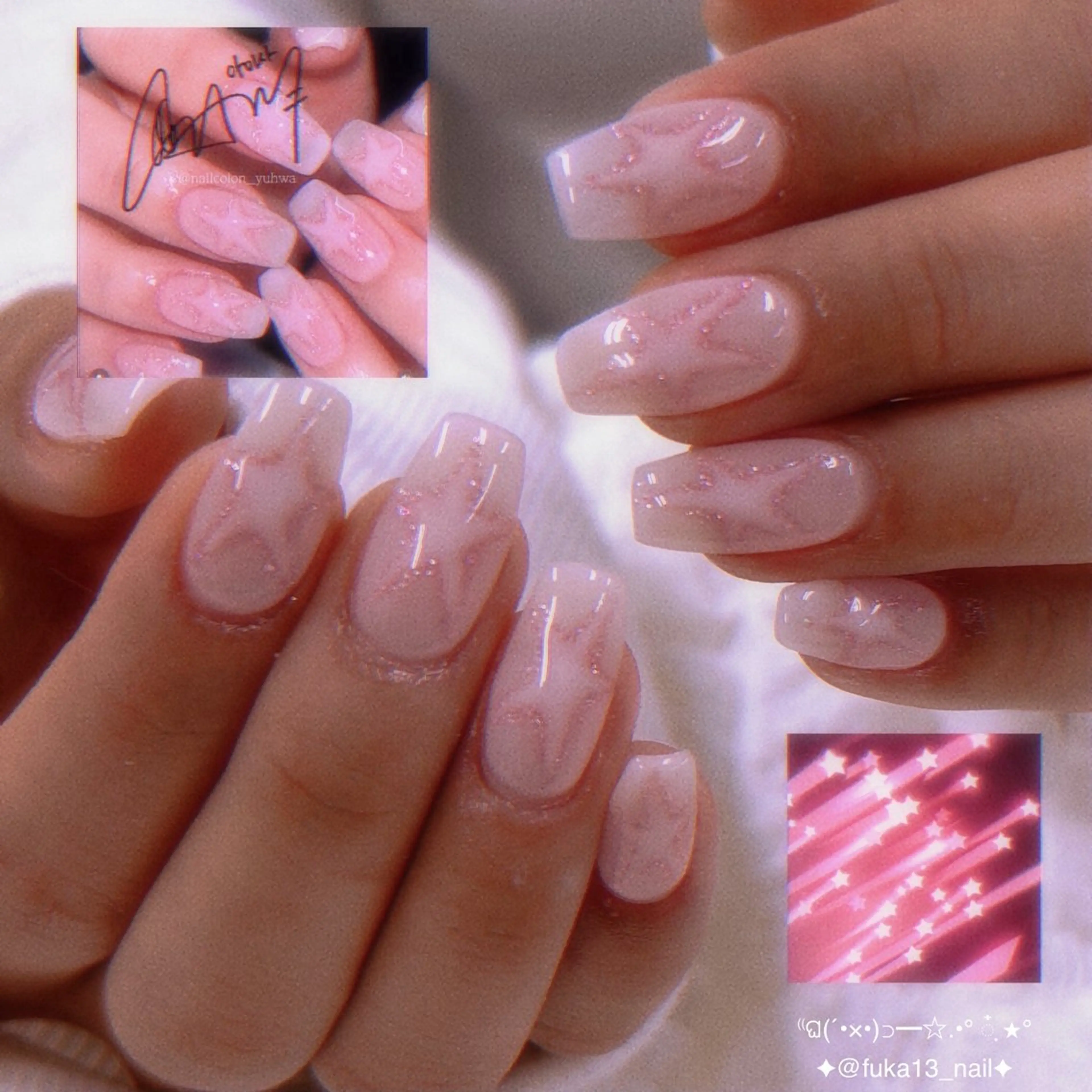 ネイル 韓国ネイル 持ち込み ピンク ハンドネイル ネイルサロンAnela【アネラ】所属・Nail♡Fuka. /11月予約受付中のネイルデザイン