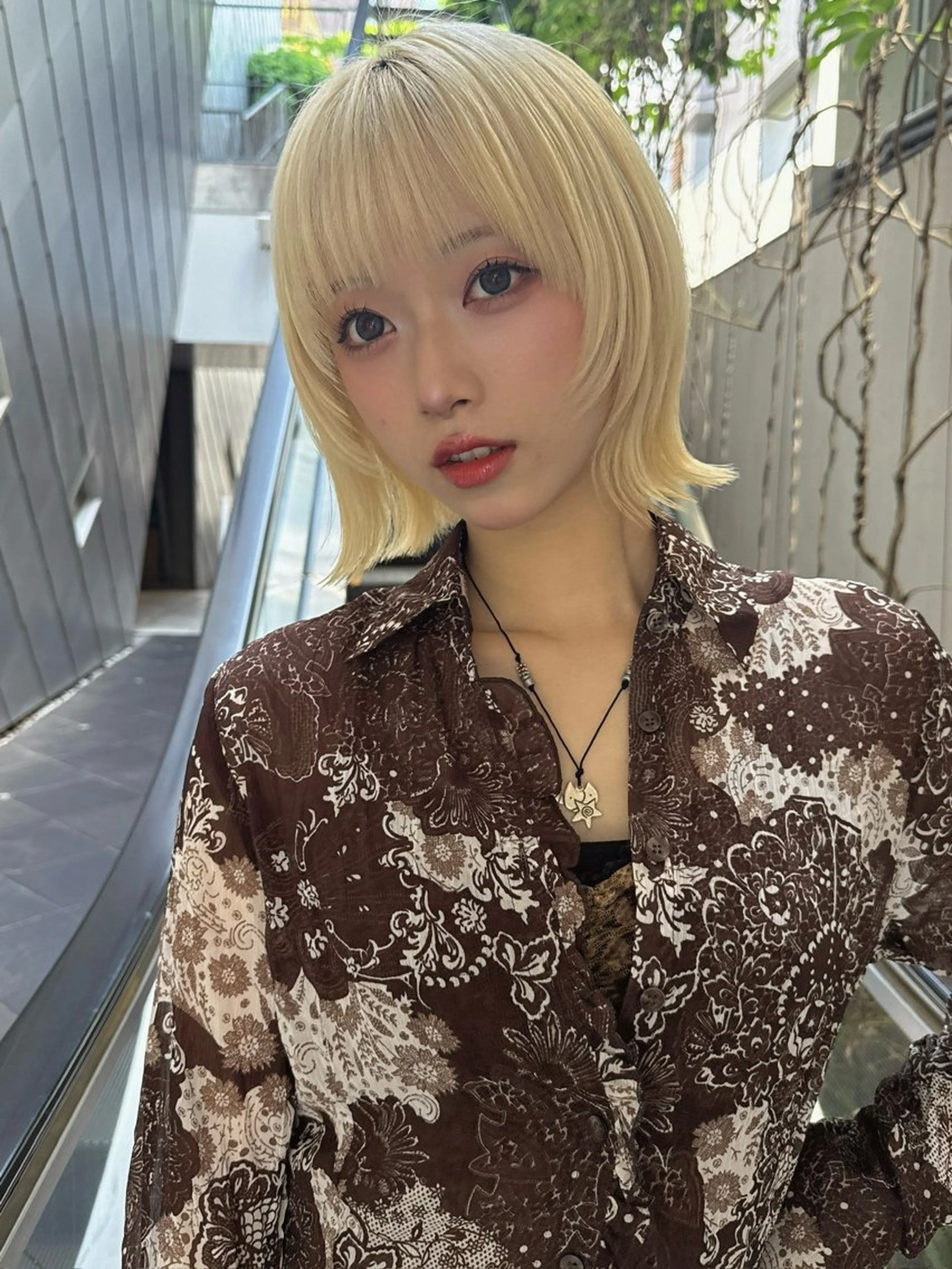 ショート カラー ベージュカラー ブリーチ ブロンド ケアブリーチ 透明感カラー 原宿/艶仕上げ 🫧TAISEIのヘアスタイル