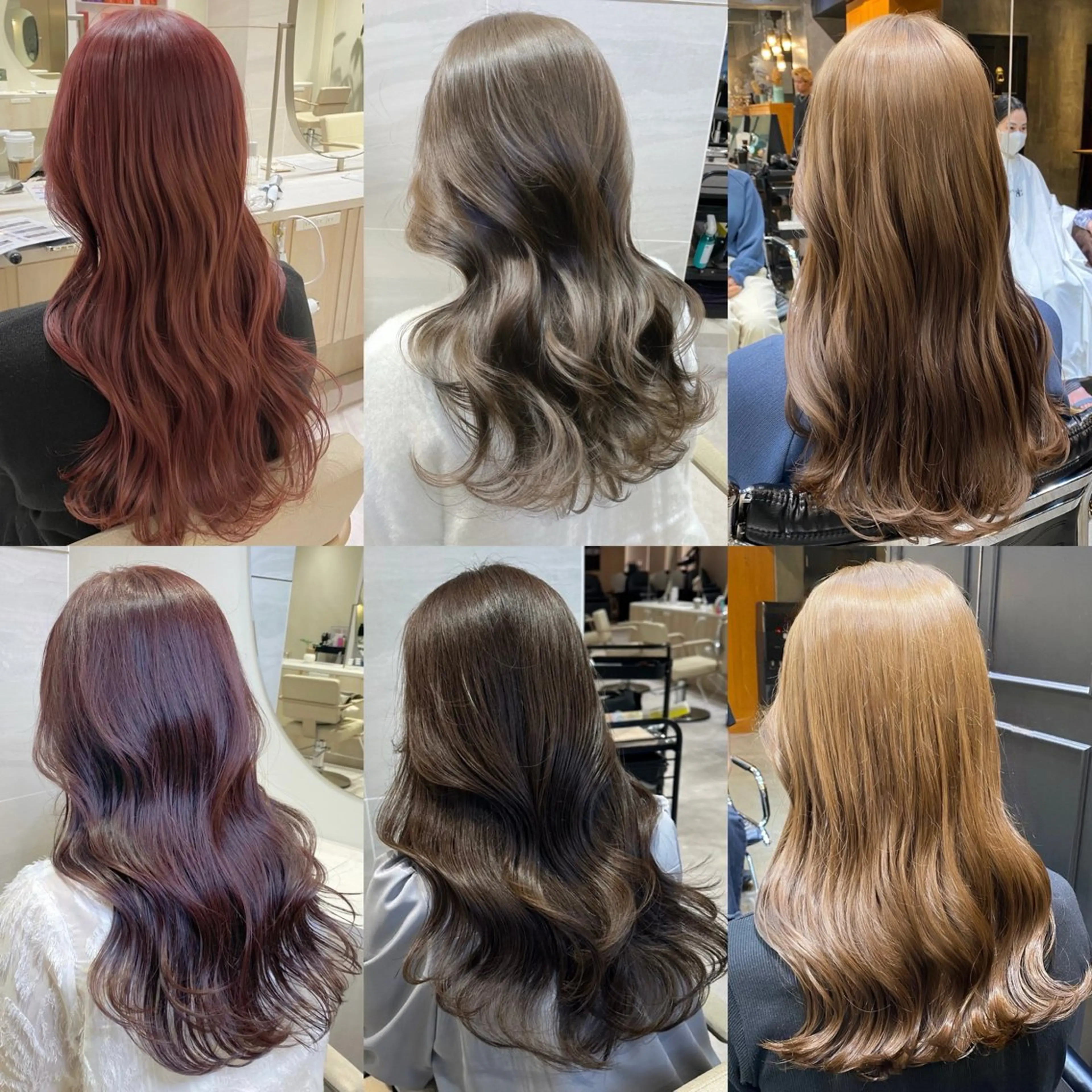 ロング カラー イルミナカラー 韓国風ヘア カット ヘアカラー トリートメント ブリーチなしダブル カラー🧸🐺陽介のヘアスタイル