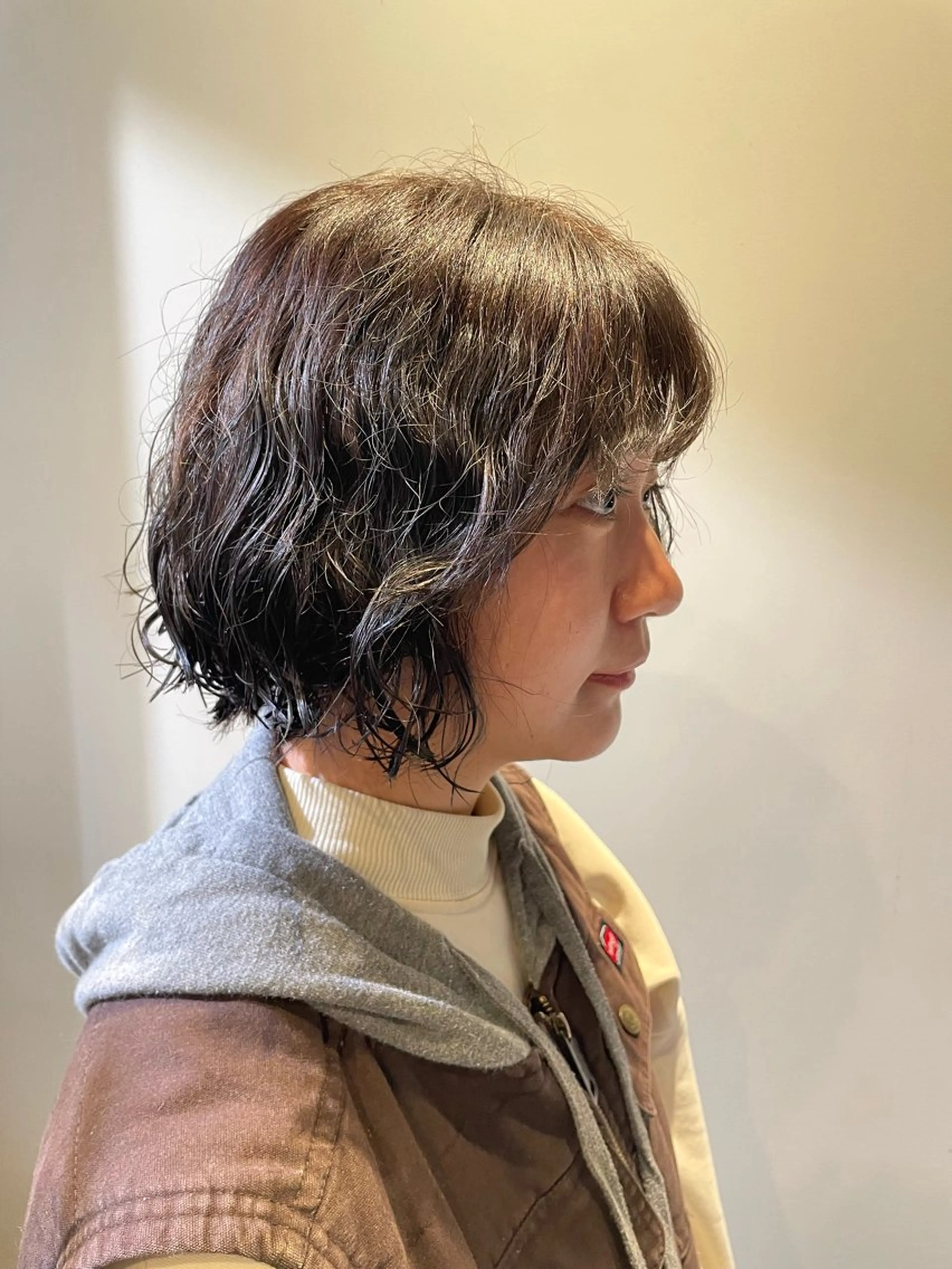 ショート カラー パーマ カット ヘアカラー パーマ トリートメント Toiro 横浜所属・🎀レイヤー/パーマ カラー/ai🎀のヘアスタイル