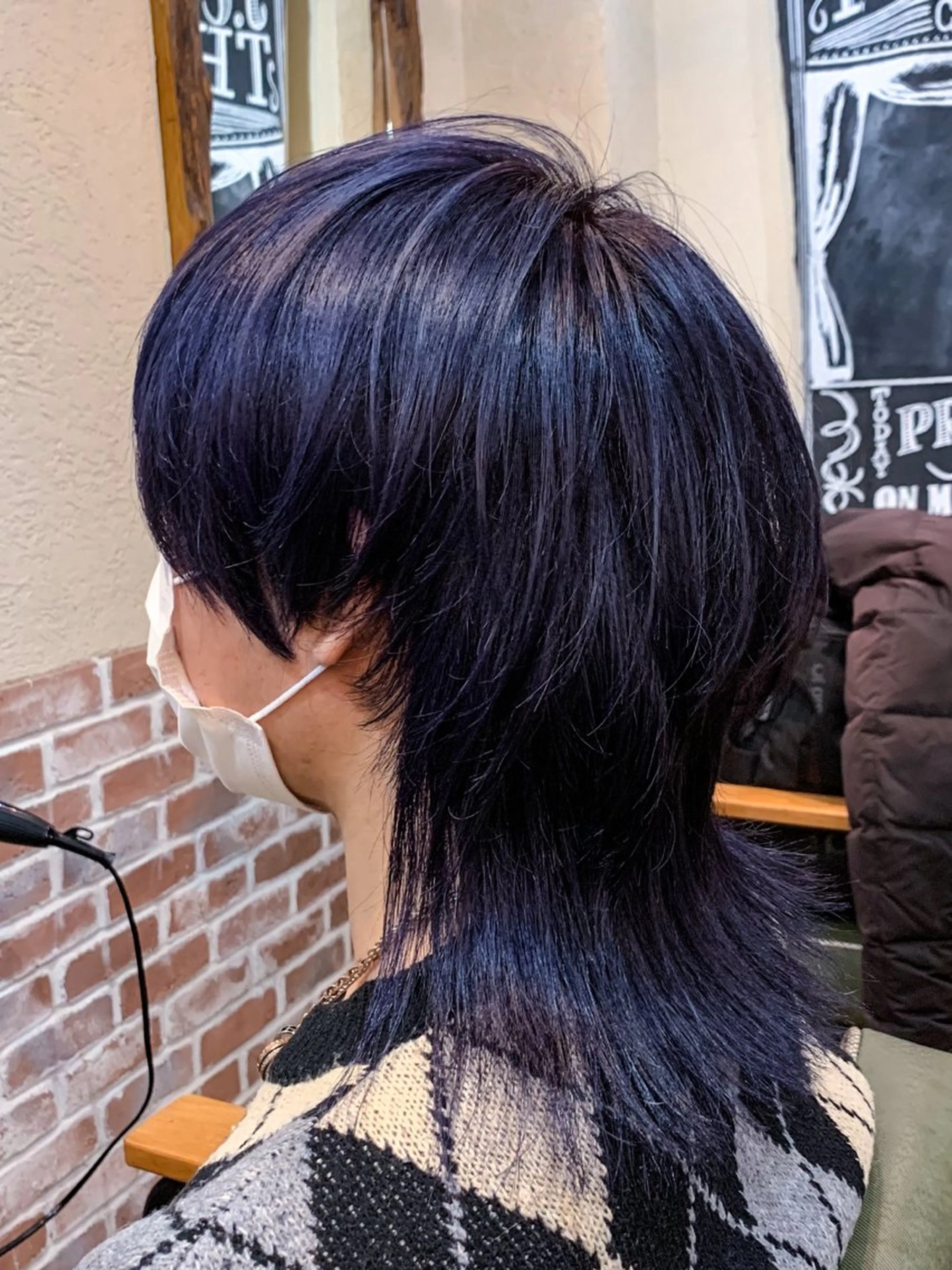 ミディアム カラー パープルカラー affect 上大岡所属・《ブリーチカラー / 縮毛矯正》坂本爽のヘアスタイル