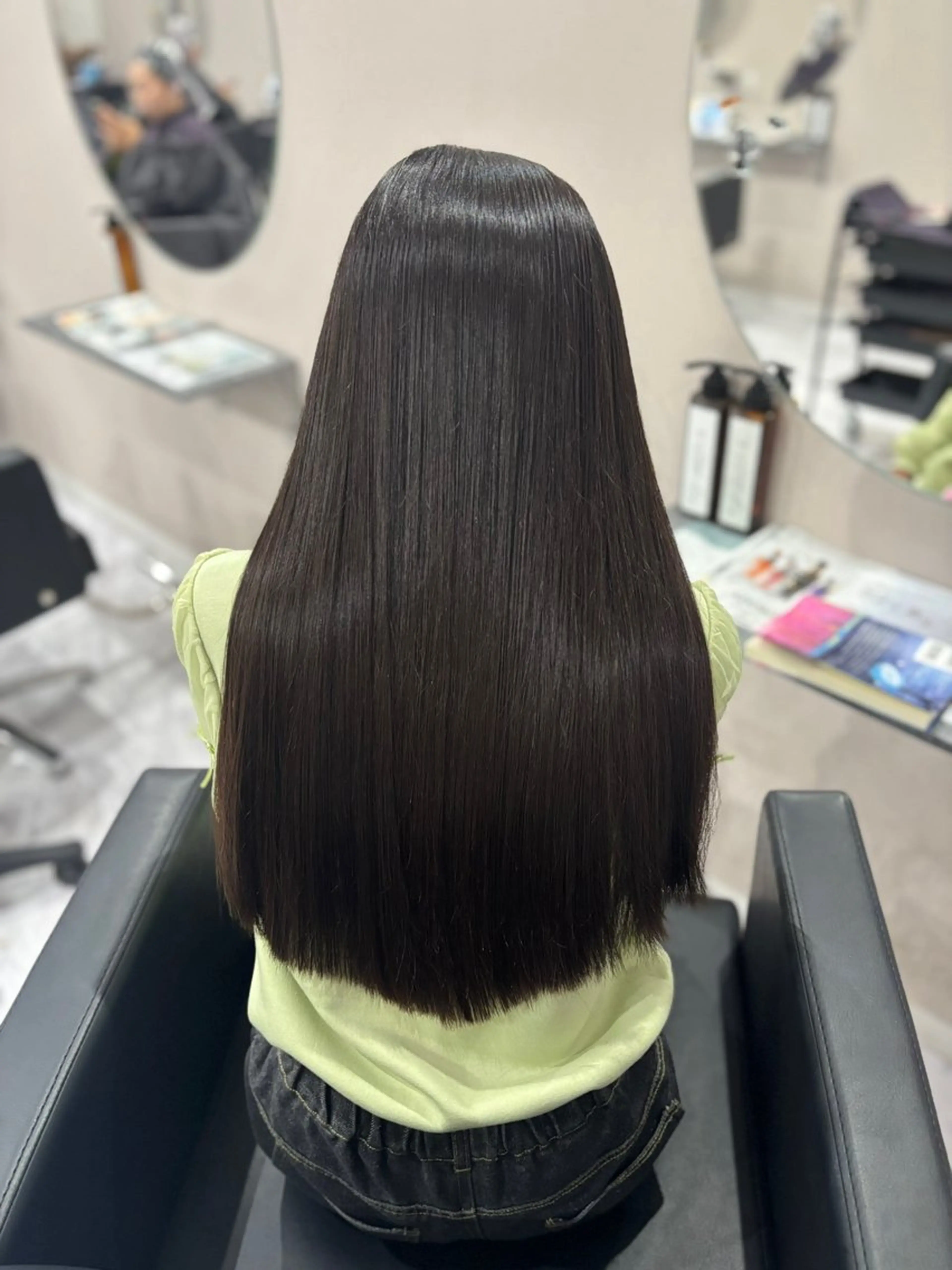 ロング 縮毛矯正 トリートメント 🫐インナーカラー& 髪質改善🫐/MEIのヘアスタイル