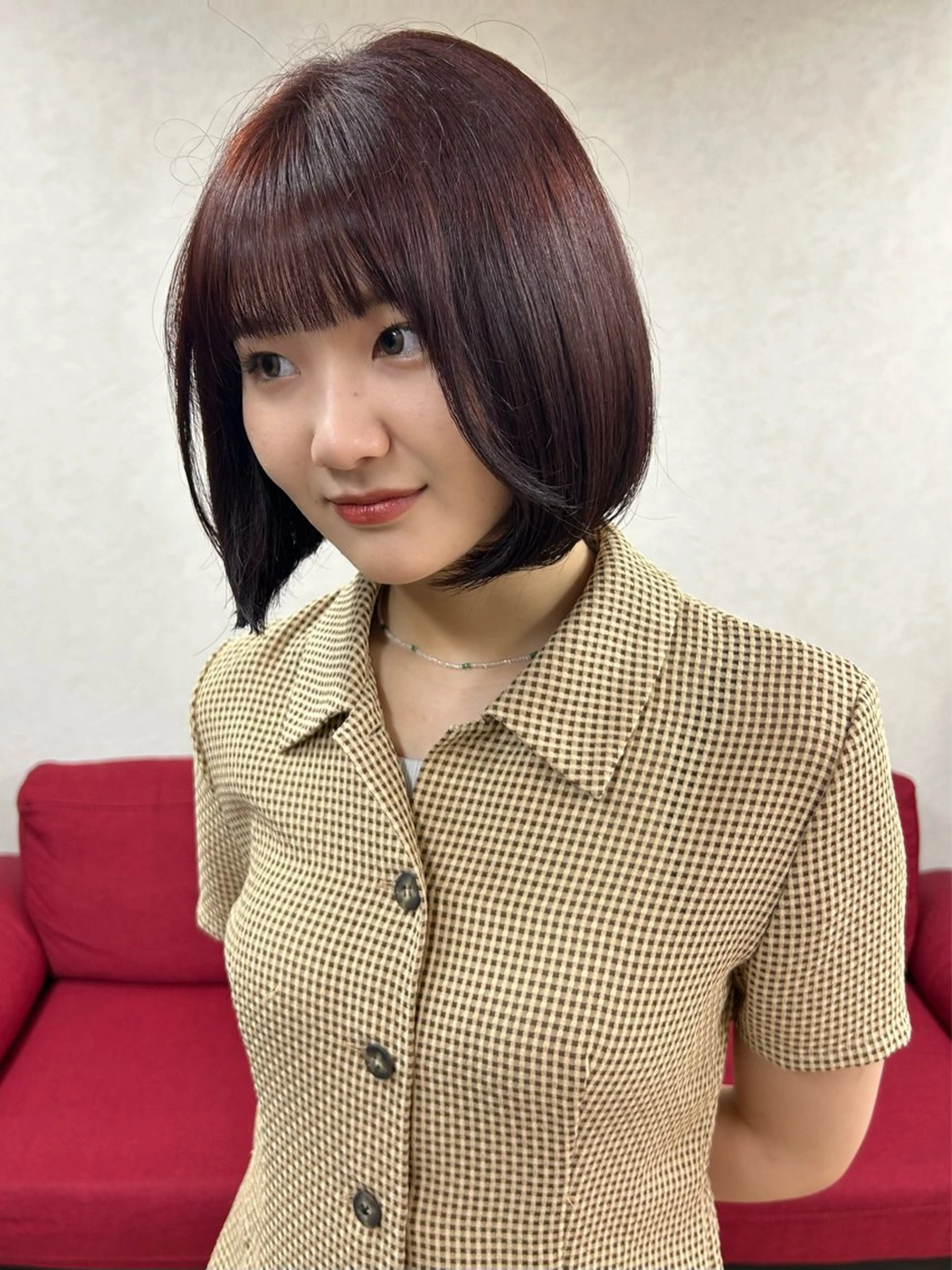 ショート カラー インナーカラー ／レイヤー🦋ルイのヘアスタイル