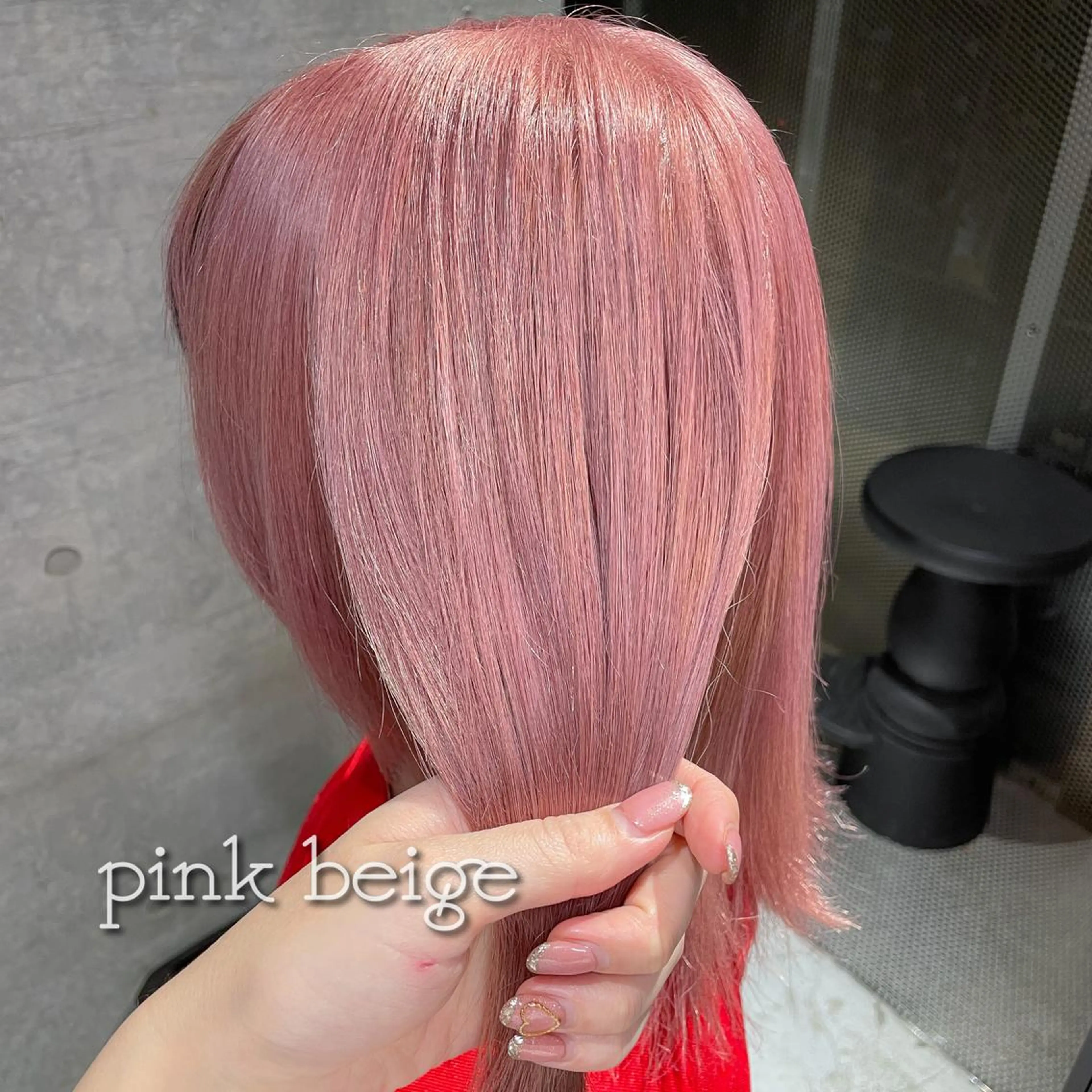 ミディアム カラー ブリーチ ケアブリーチ ケアカラー ダブルカラー ピンクカラー 💗Rosy Eye 💗なずなのマツエク・マツパデザイン