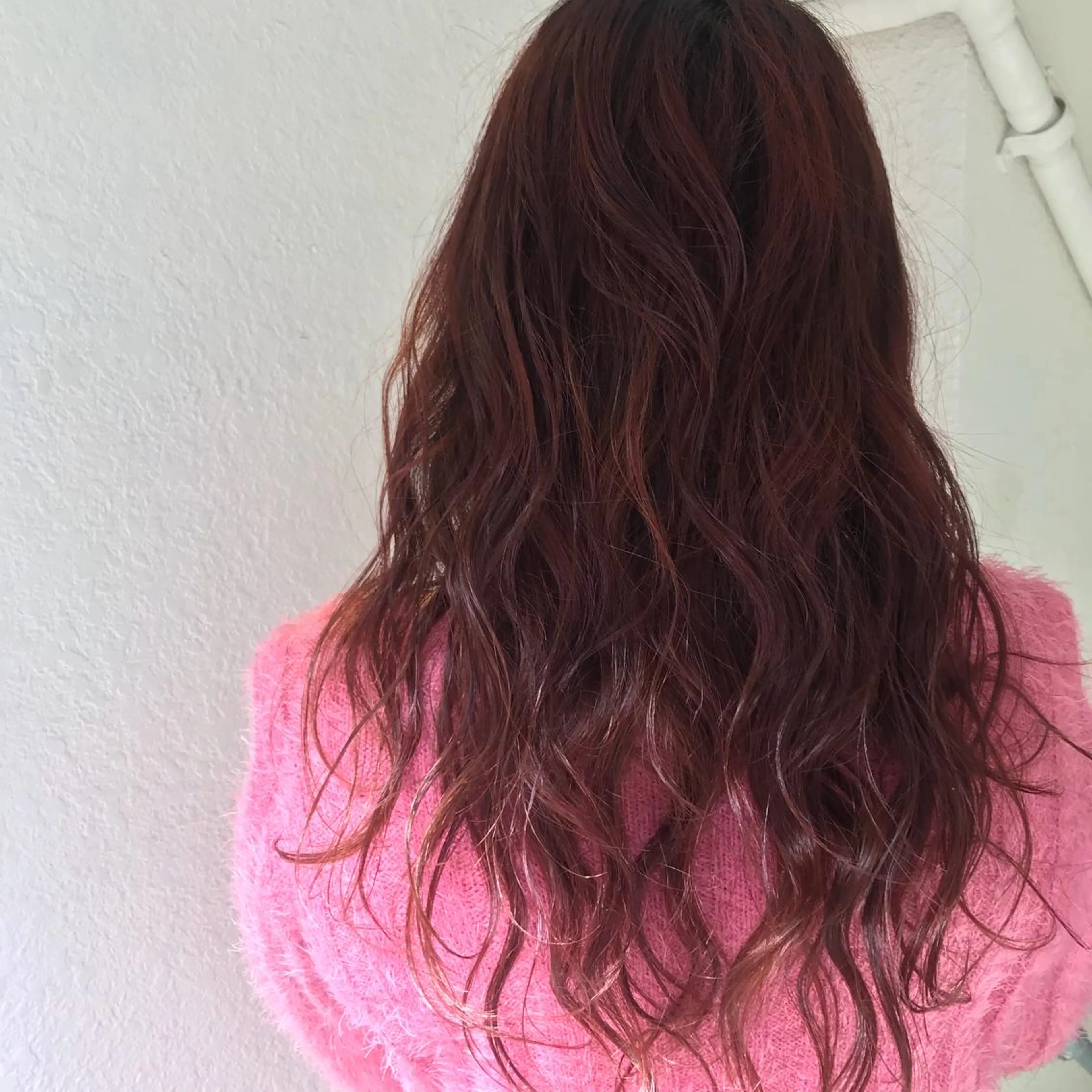 カラー ハイライト✖️ 暗髪🤎Nahoのヘアスタイル