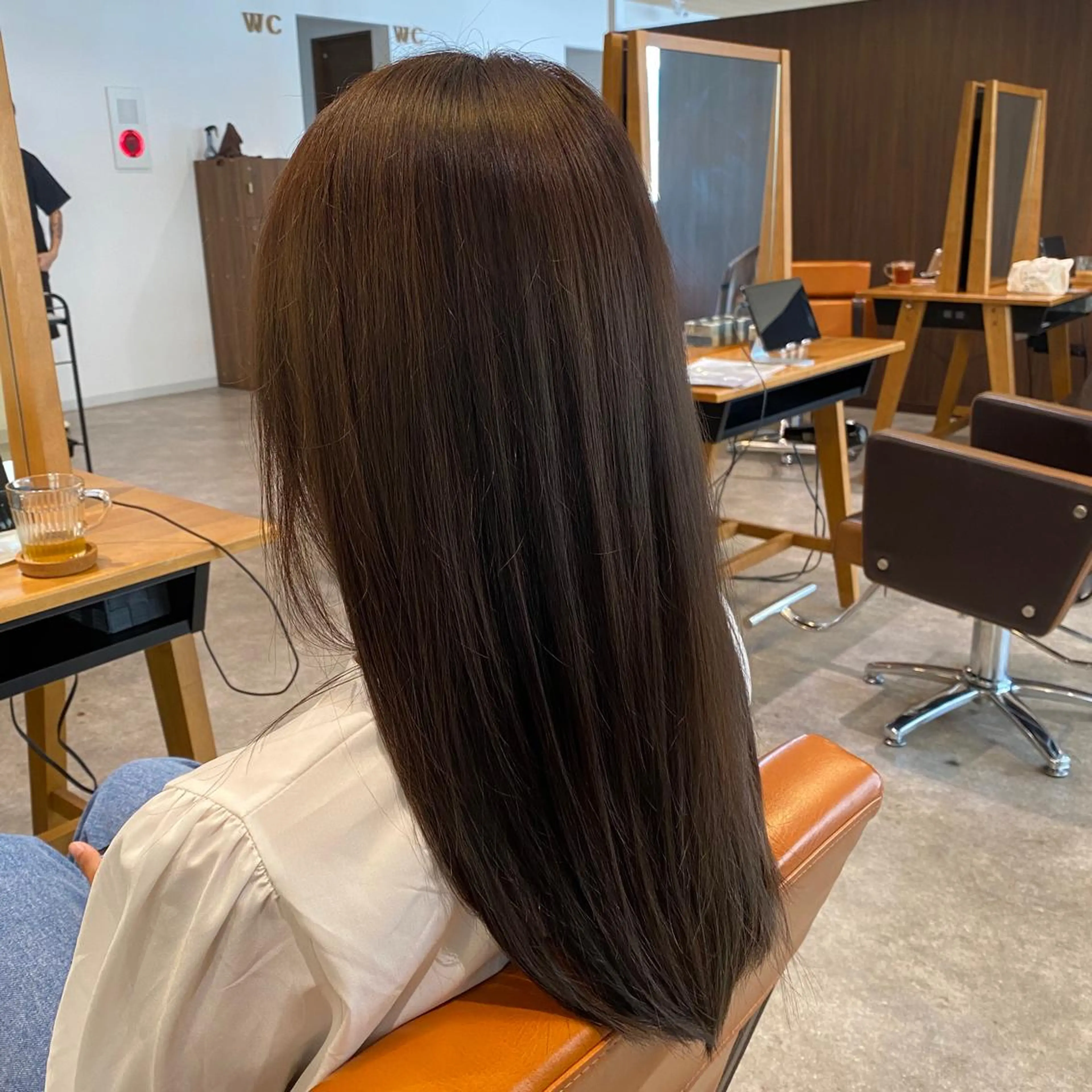 ロング カラー 松本 直也のヘアスタイル