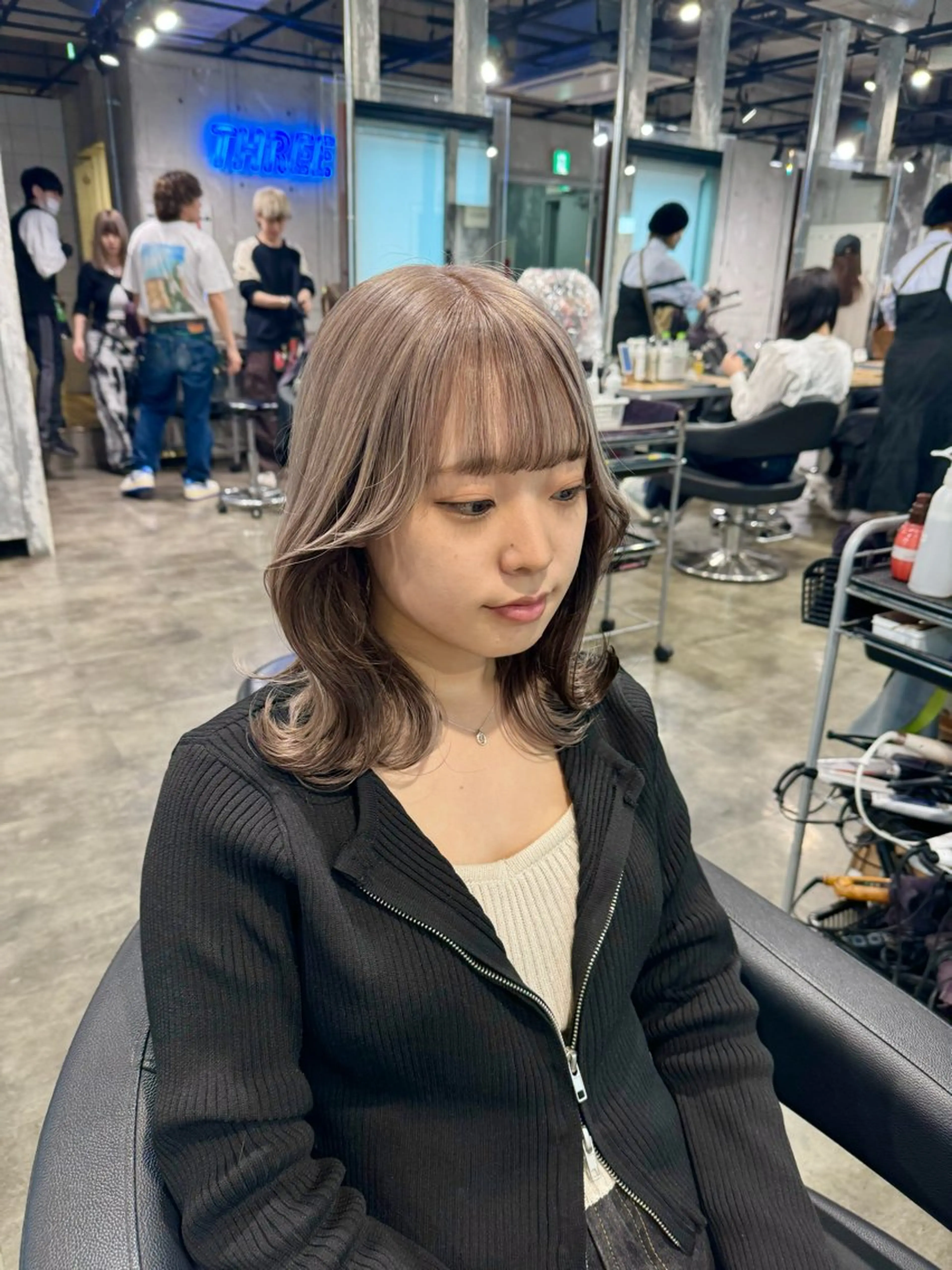 ロング カラー *モデル募集🤍横浜 透明感カラー🫧のヘアスタイル