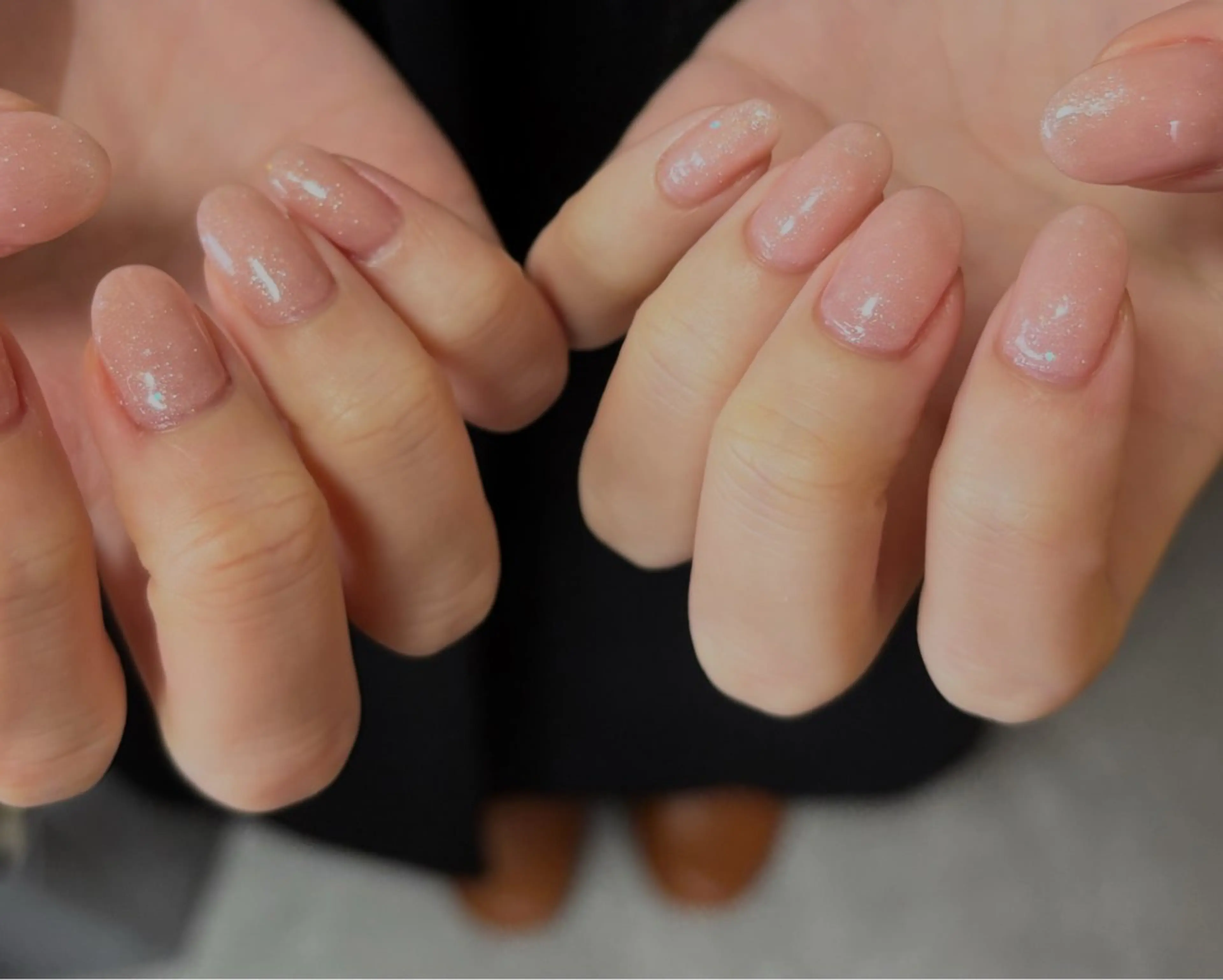 ネイル キラキラネイル ラメ(グリッター) ニュアンスネイル オフィスネイル ワンカラーネイル ハンドネイル tamu nail 金町のネイルデザイン