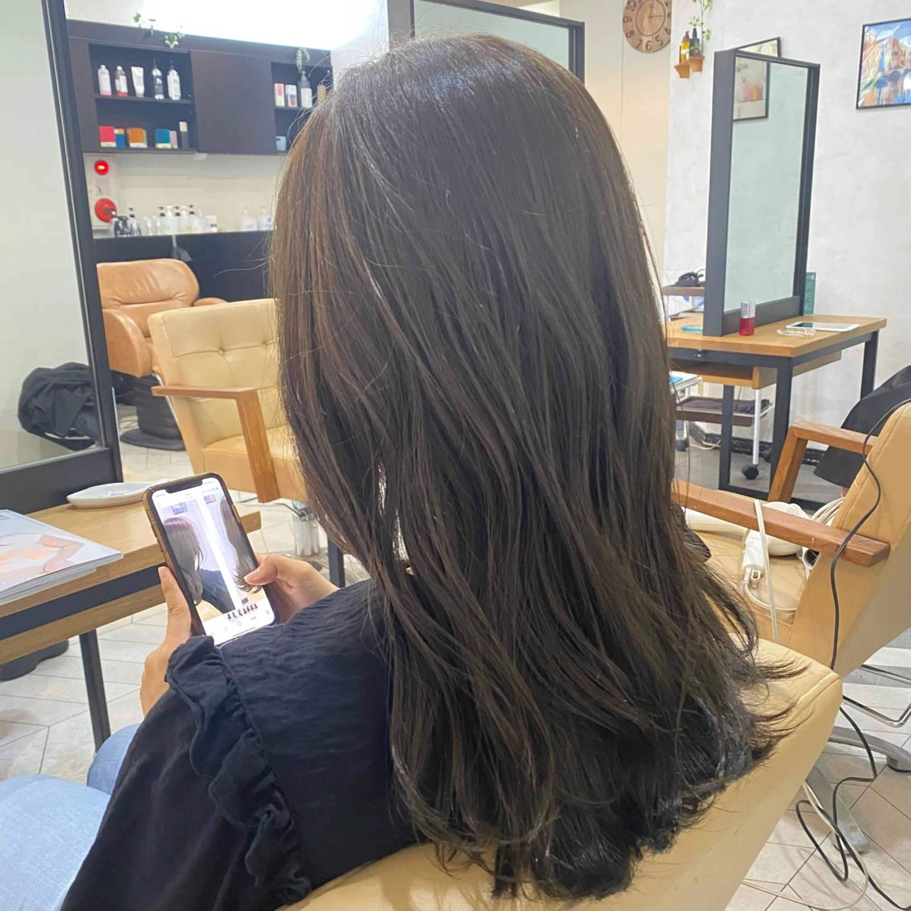 カット＋フルカラー＋《ハホニコトリートメント✨》の写真