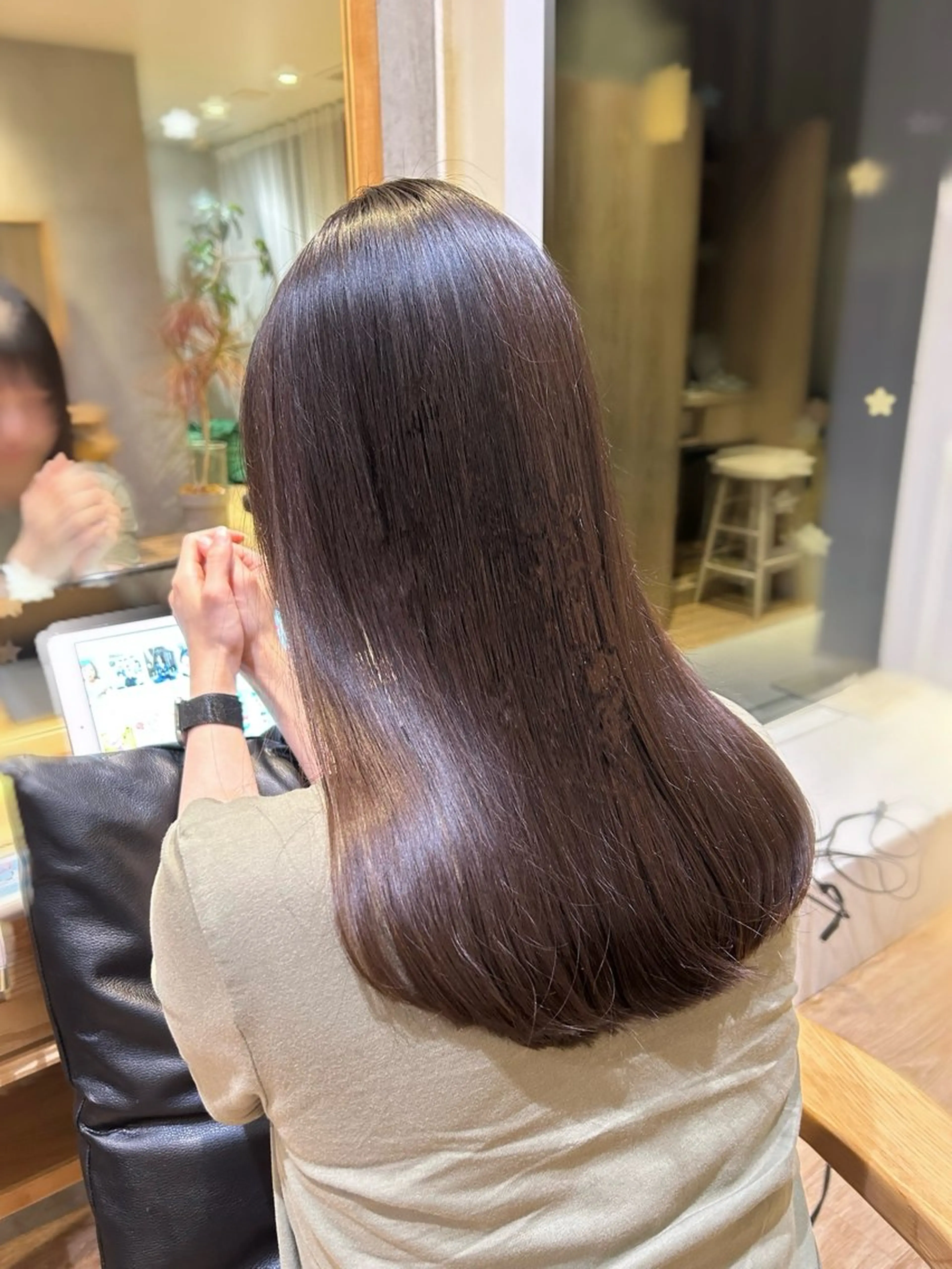 ロング くせ毛 トリートメント null 《 栞 》のヘアスタイル