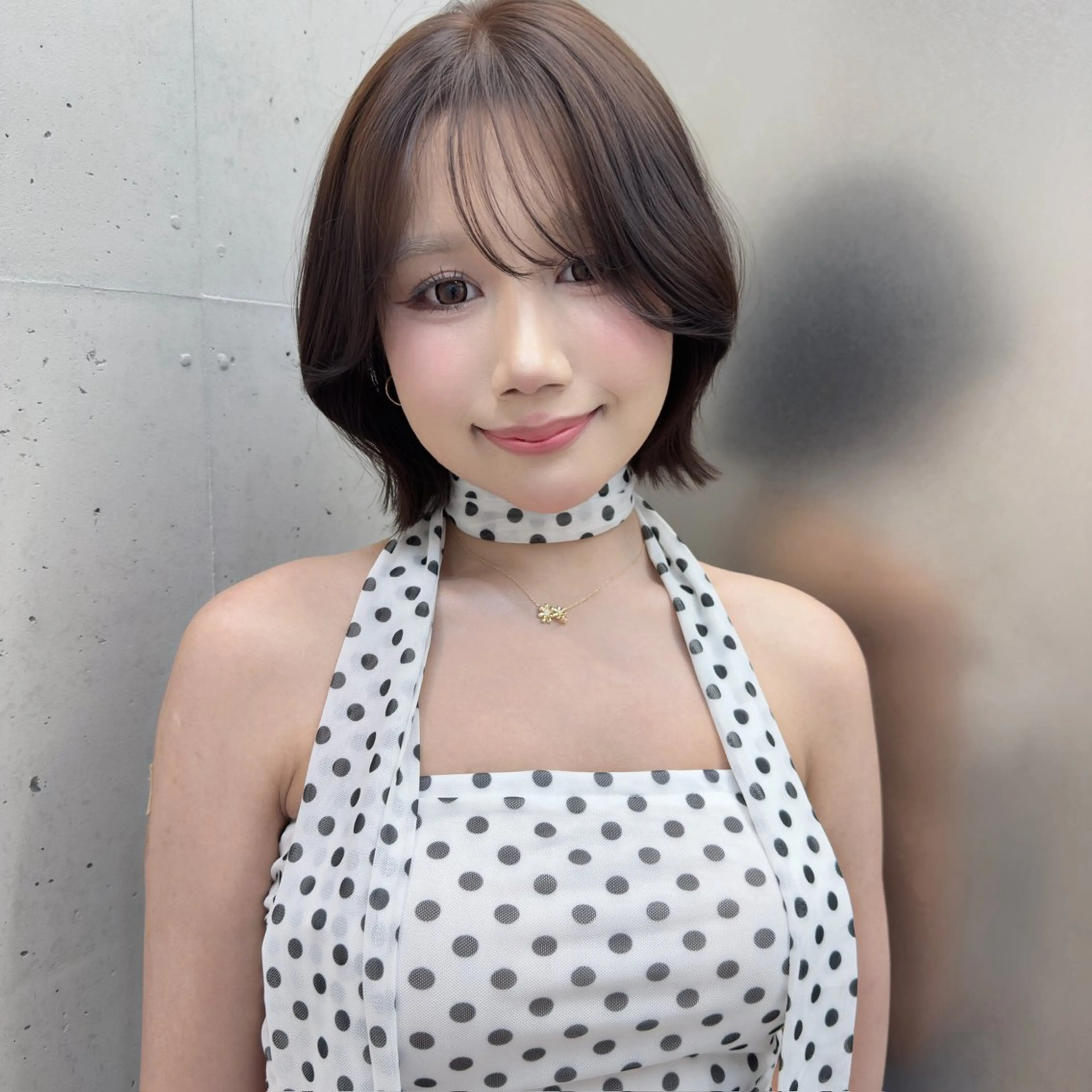 ショート 切りっぱなしボブ ボブ くびれヘア Mizuki /SOYON 2ndのヘアスタイル