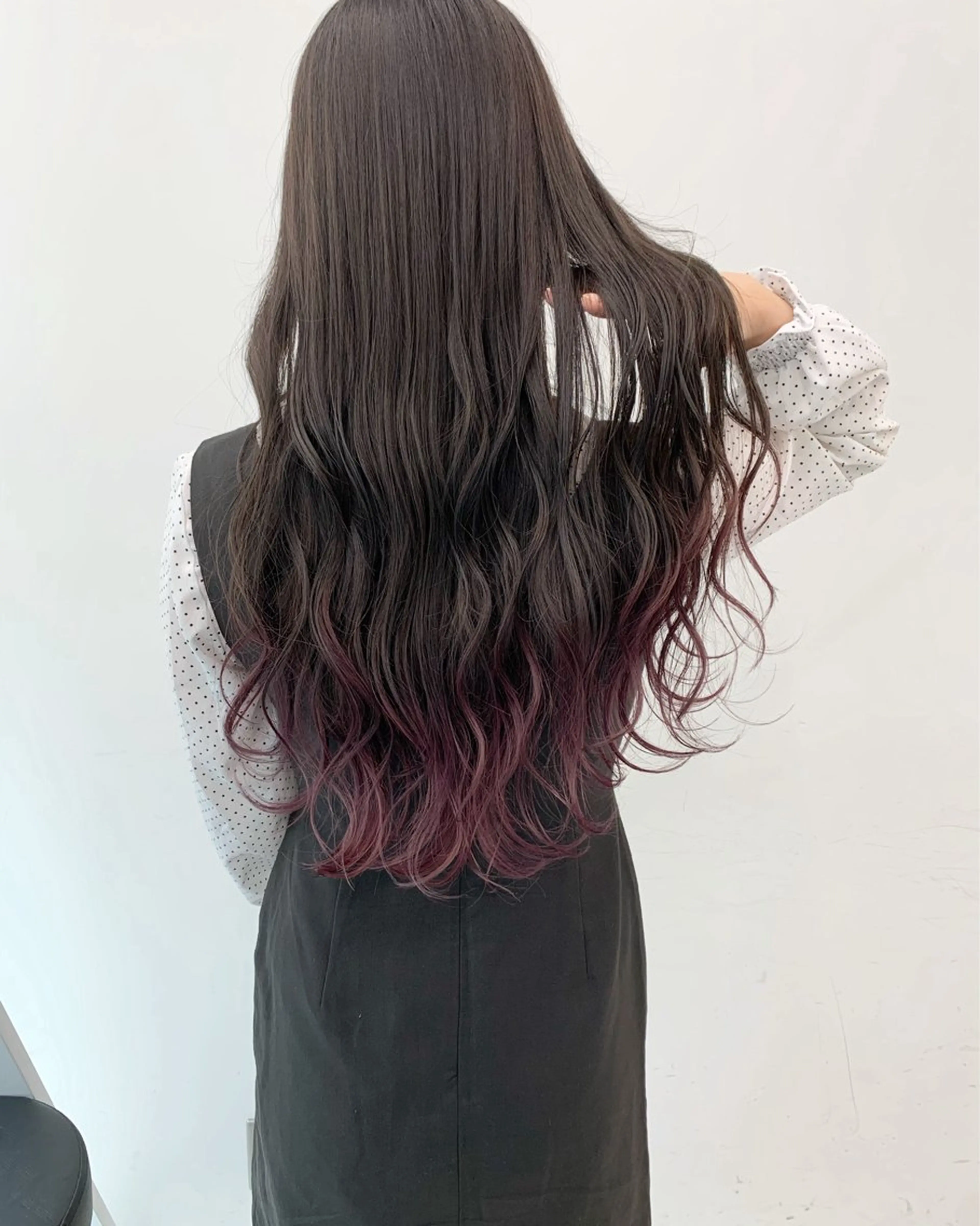 ミディアム カラー グラデーションカラー ヘアカラー トリートメント ✨無料！カット モデル募集✨夕貴のヘアスタイル