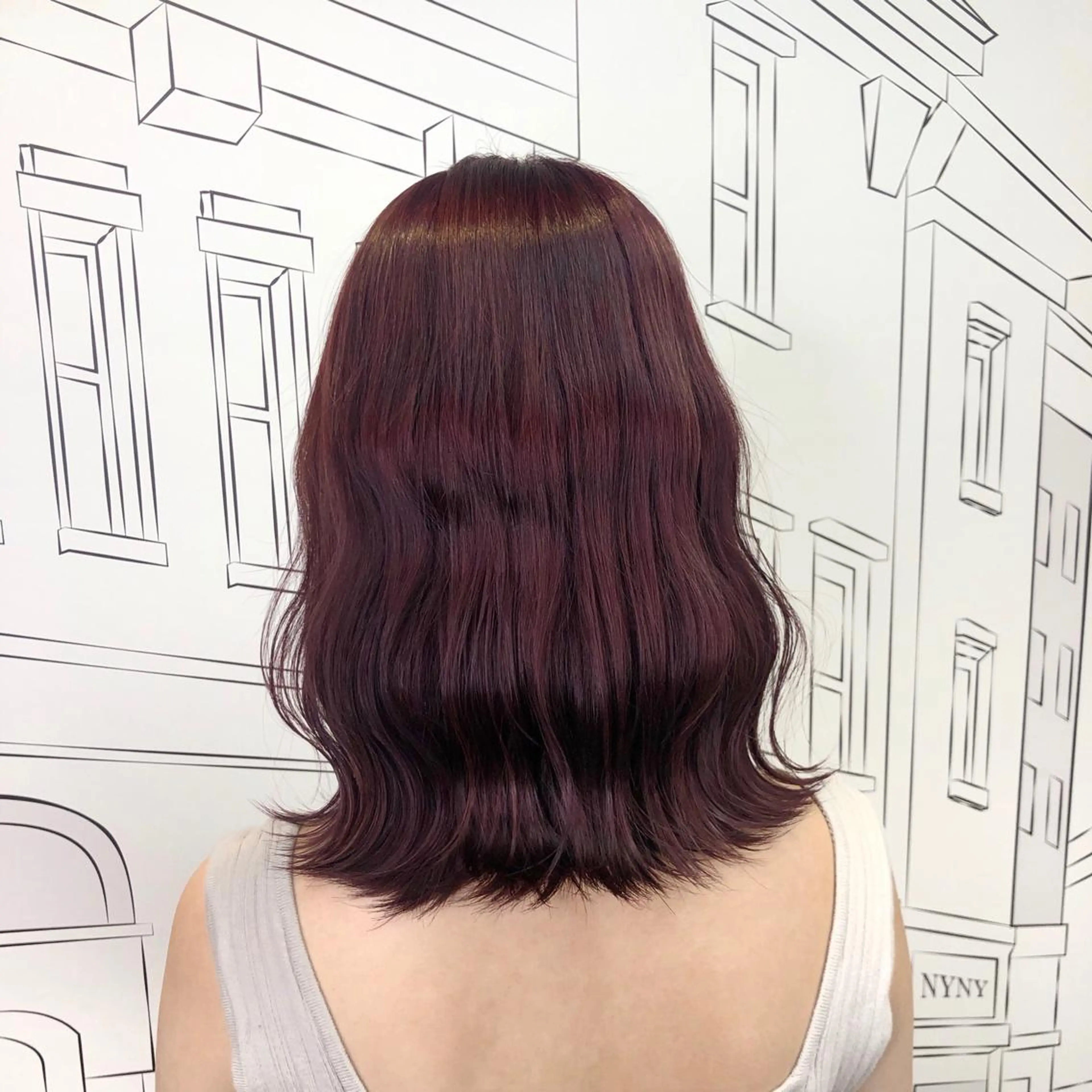 ミディアム カラー レイヤー,ボブ / 彩未のヘアスタイル