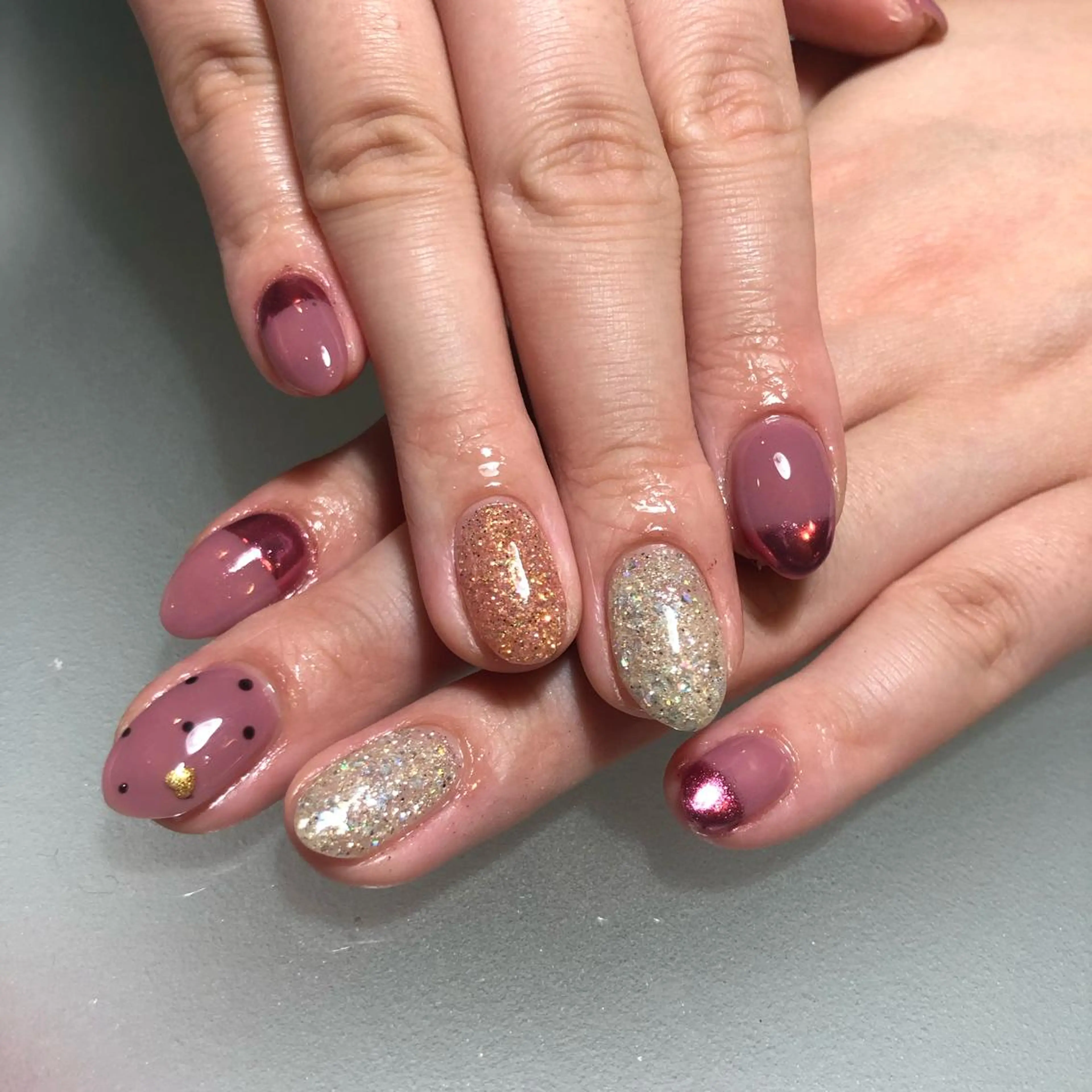 ネイル 山中 あいのネイルデザイン