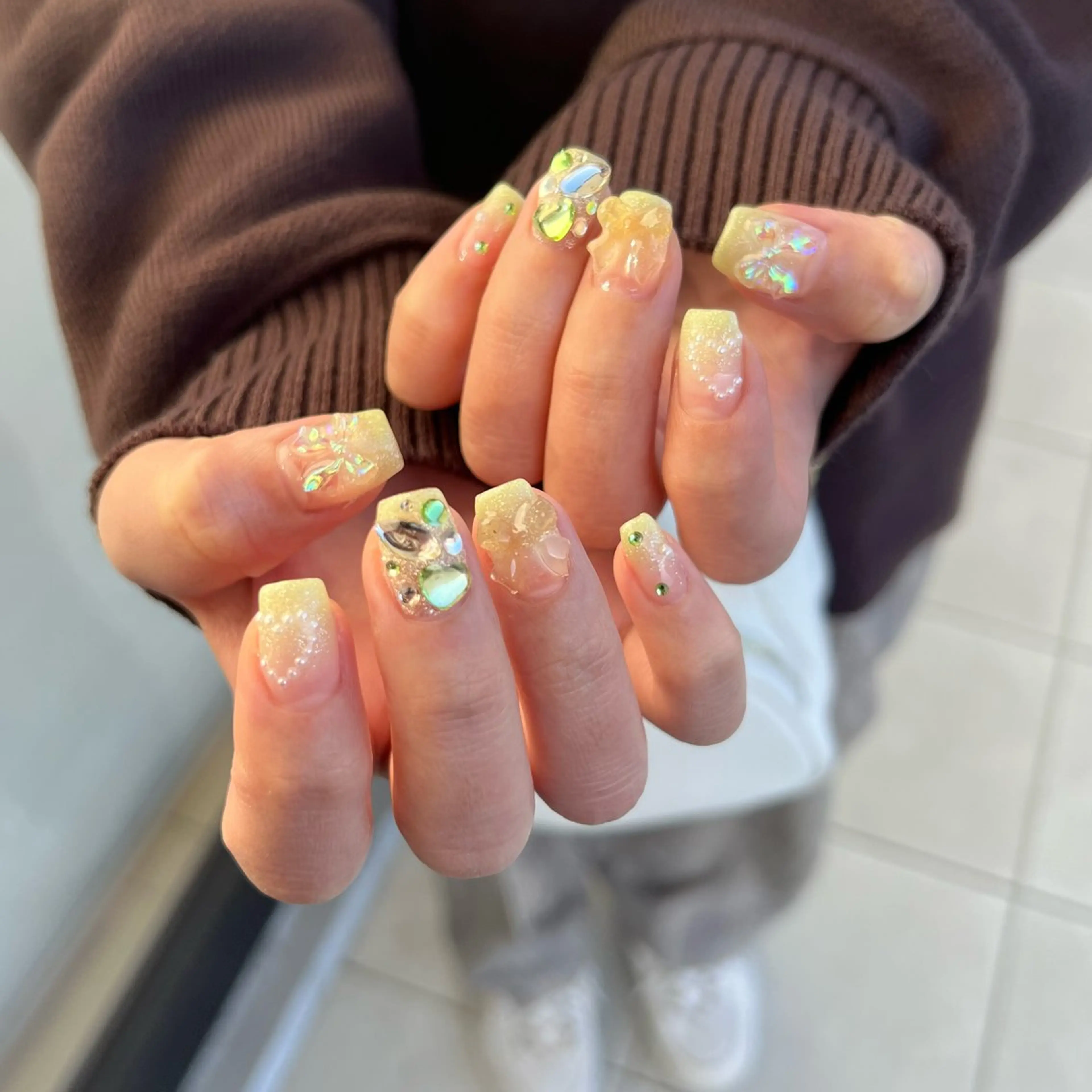 ネイル ハンドネイル フットネイル Allure小山店 Nagisaのネイルデザイン