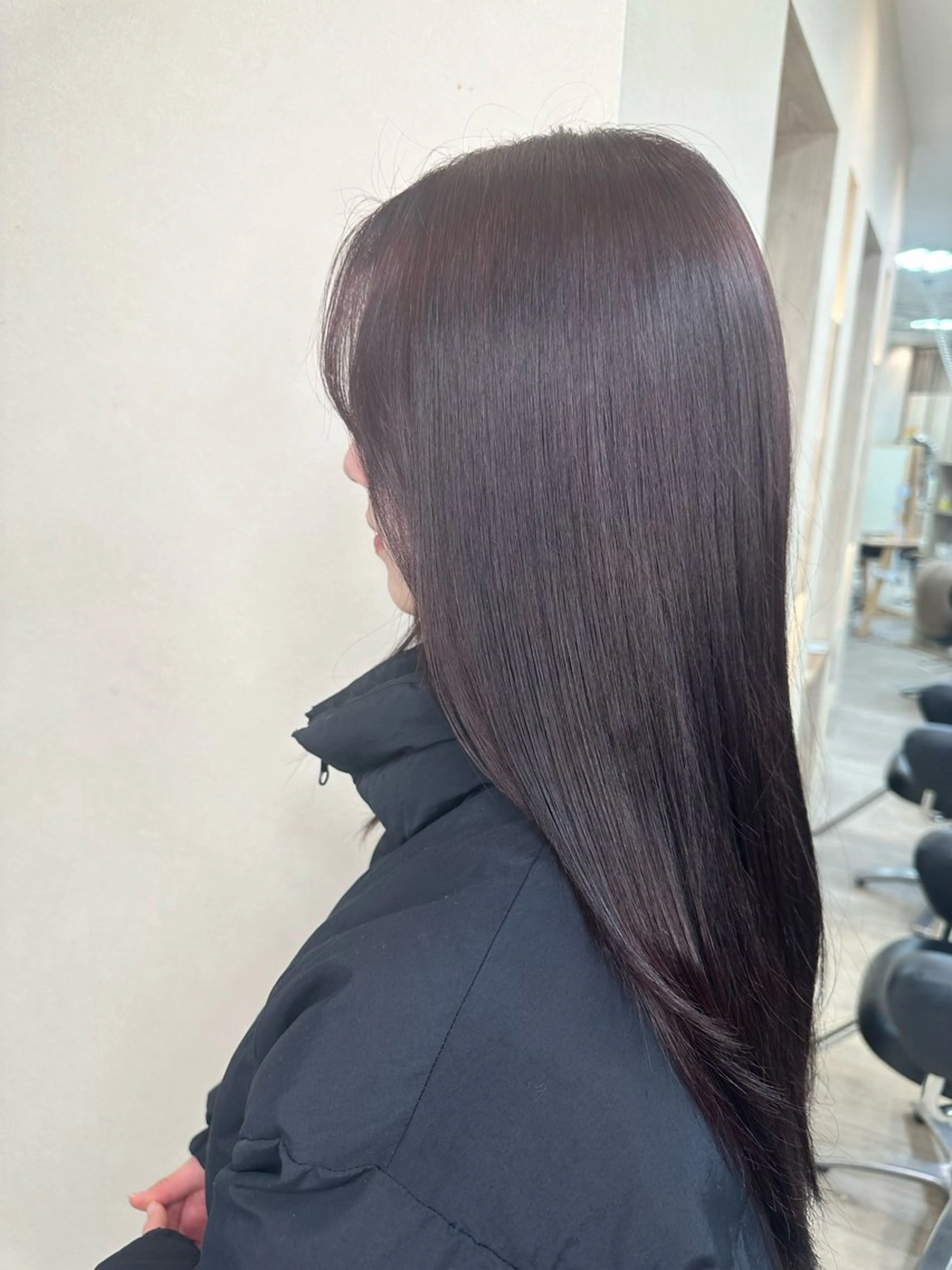 ロング カラー レッドカラー トリートメント カット ヘアカラー トリートメント 髪質改善/レイヤー/ 艶髪🎀ayaneのヘアスタイル