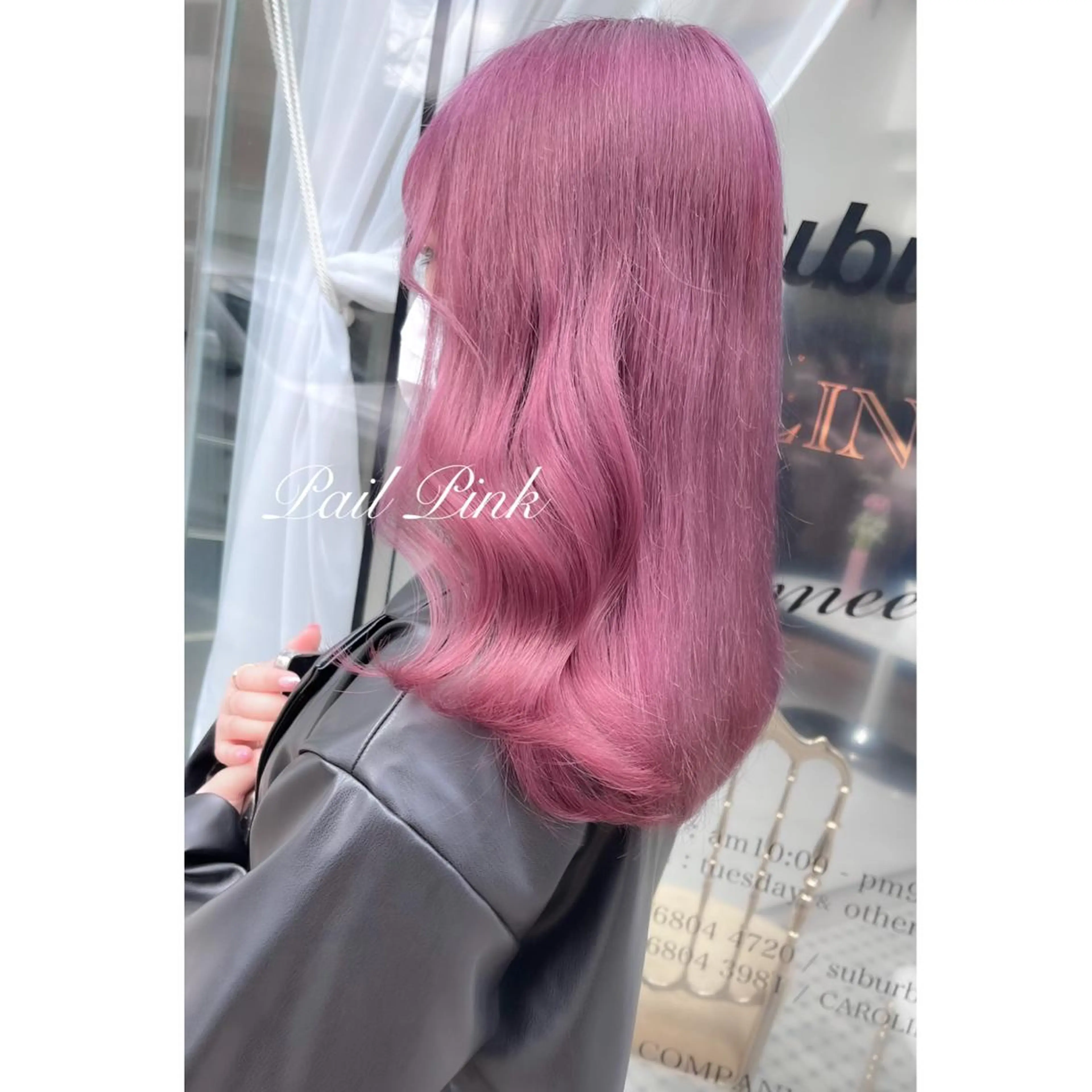セミロング カラー ブリーチ カット ヘアカラー LOTTA CUCCI所属・miyu /トレンド カラー×艶髪のヘアスタイル