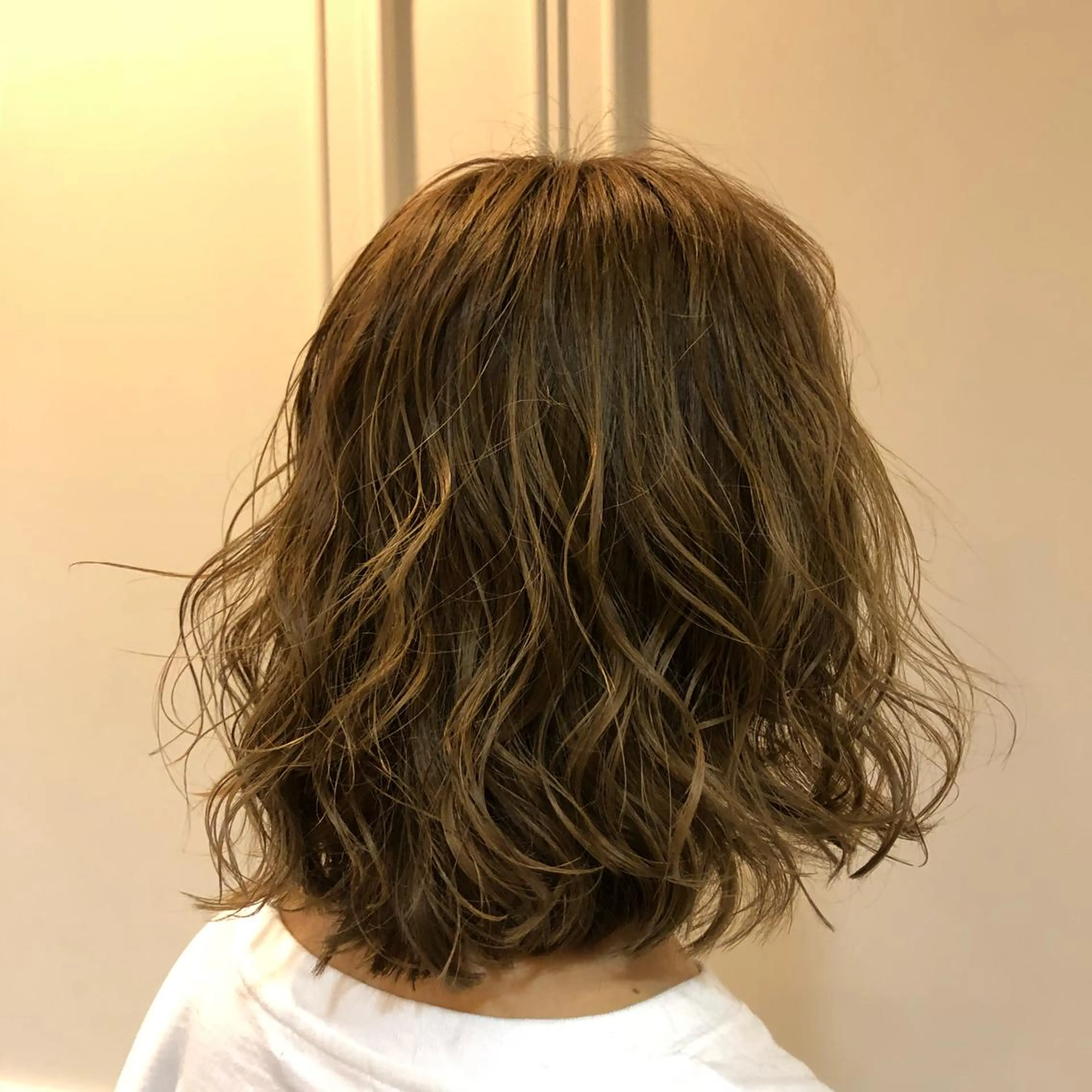ミディアム カラー パーマ ヘアアレンジ 口コミ高評価👍✨ フチタミサオ🦋のヘアスタイル