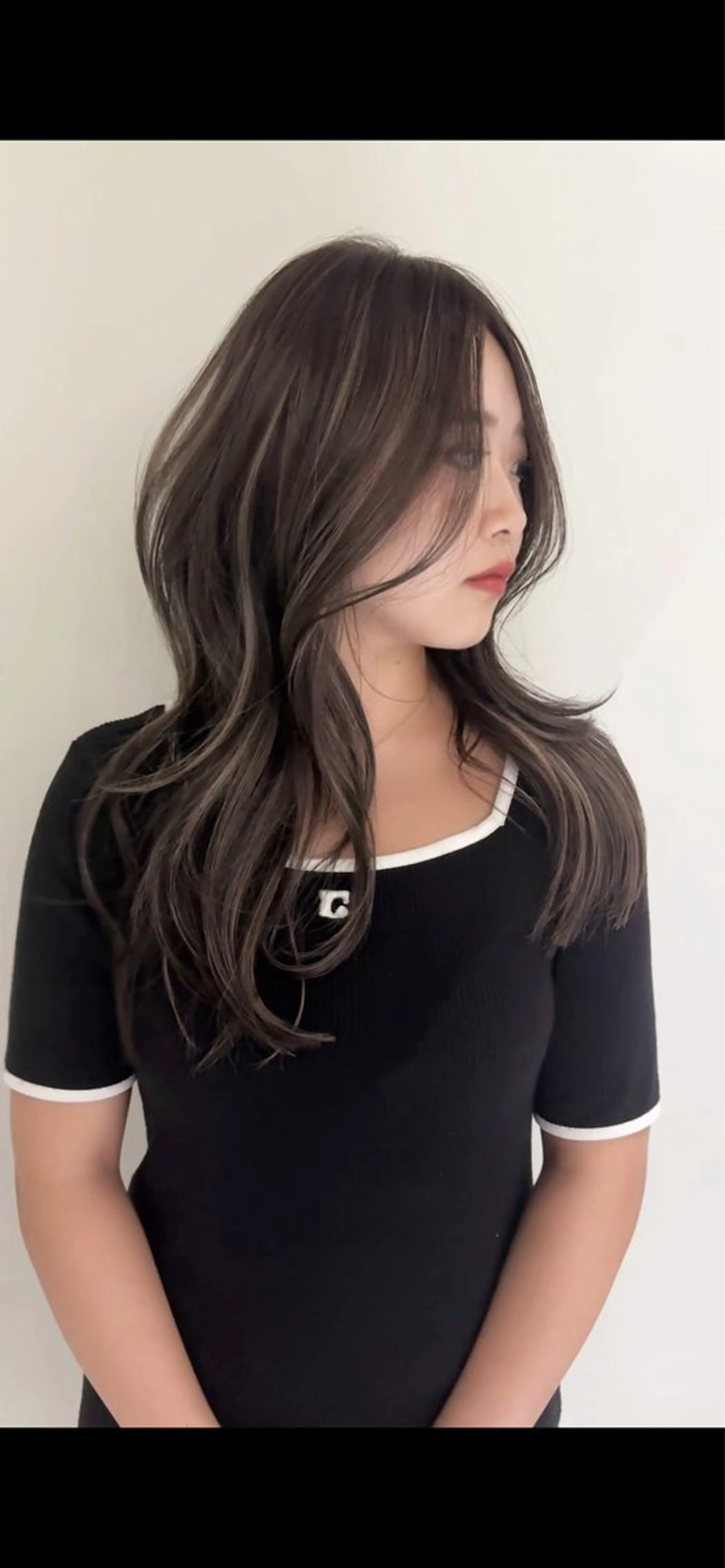 ロング カラー ハイライトカラー ハイライト ヘアカラー JILBLAN福岡 Senriのヘアスタイル