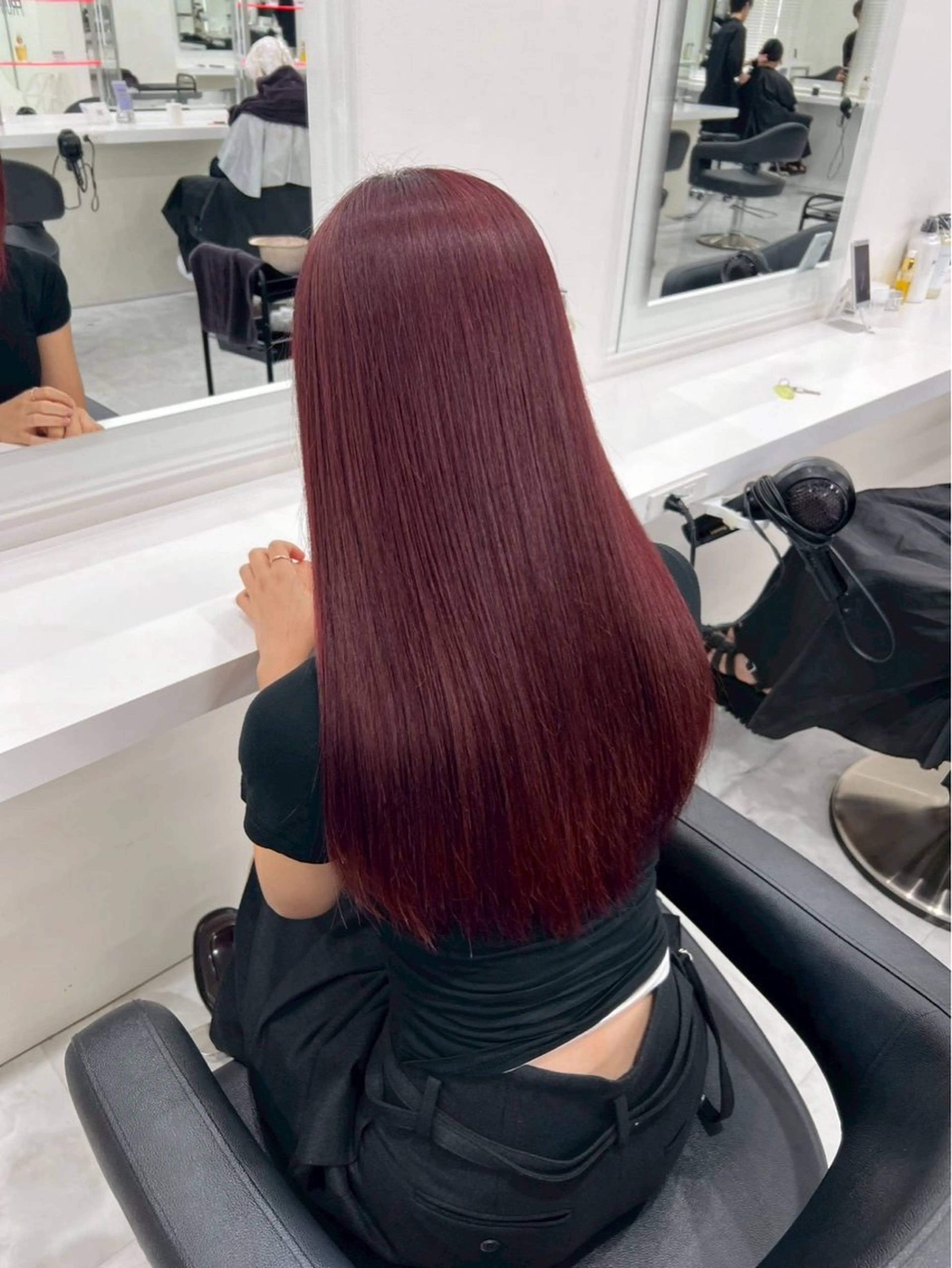 ロング ヘアカラー トリートメント うる艶・透明感🫧 Nanamiのヘアスタイル