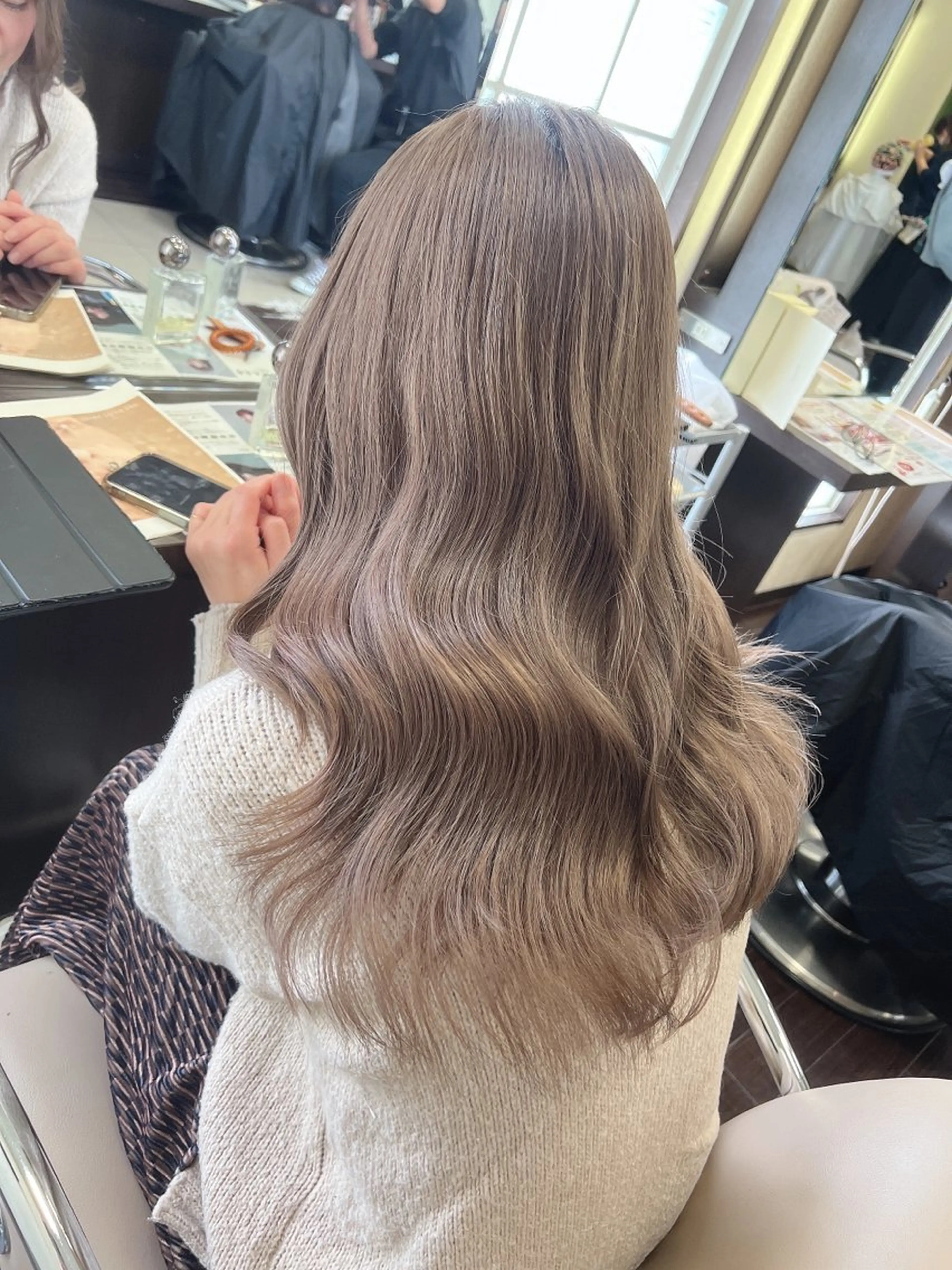 ロング カラー 具志 正太のヘアスタイル