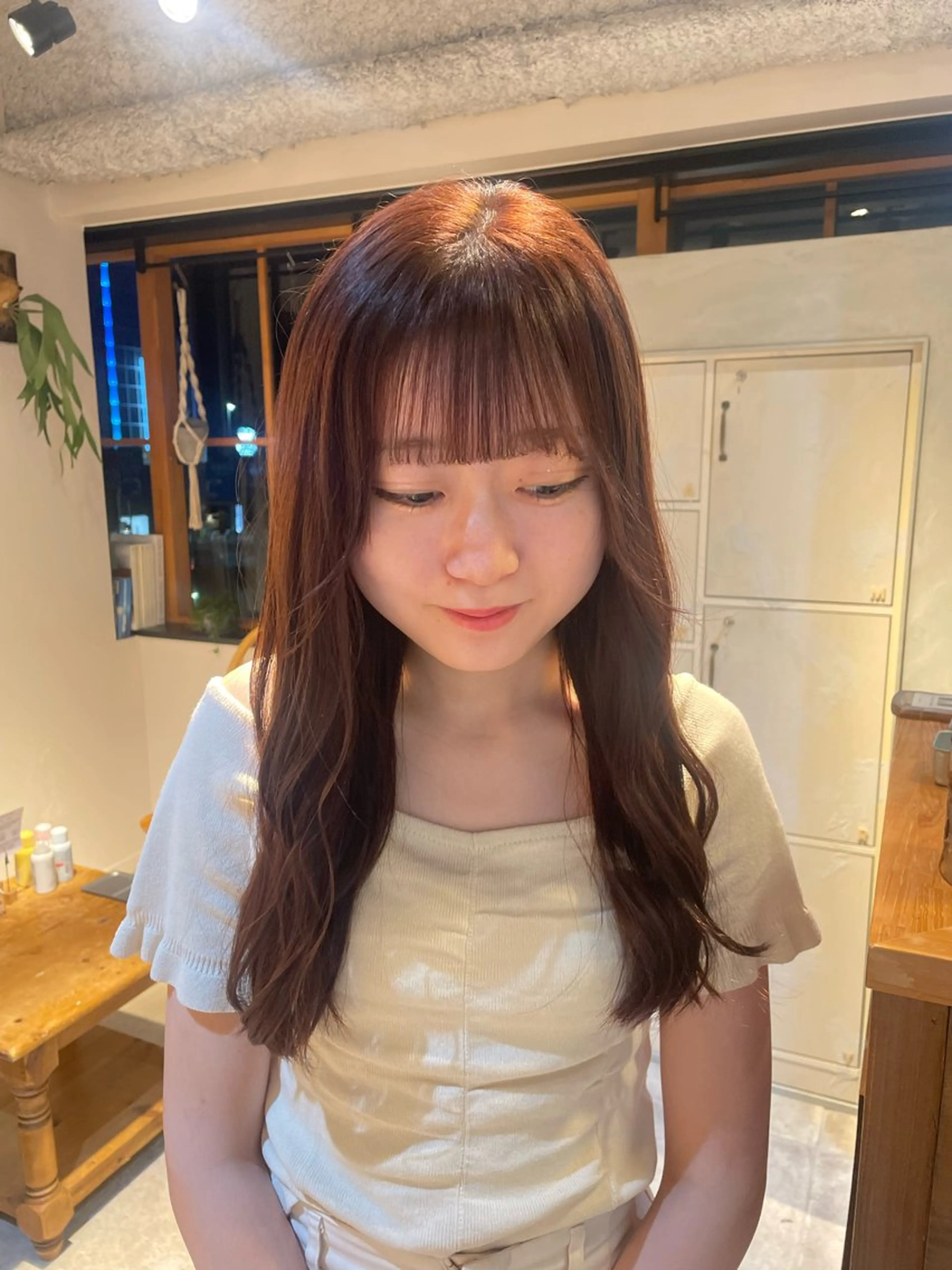 ロング カラー ヘアカラー ヘッドスパ puf 伏見 /RIONAのヘアスタイル