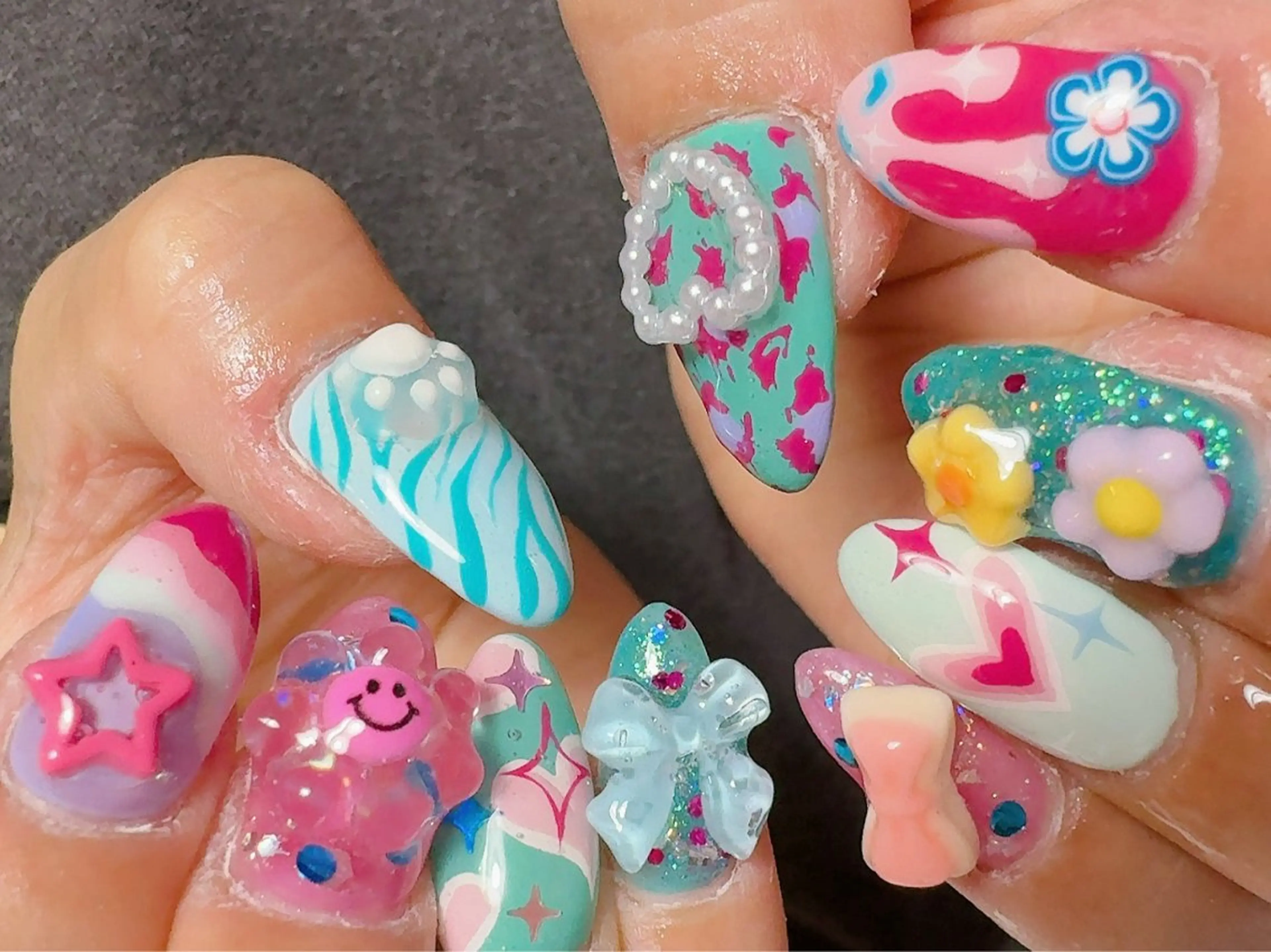 ネイル ハンドネイル Nail Atelier IamI所属・アイアムアイ 大村磨衣のネイルデザイン