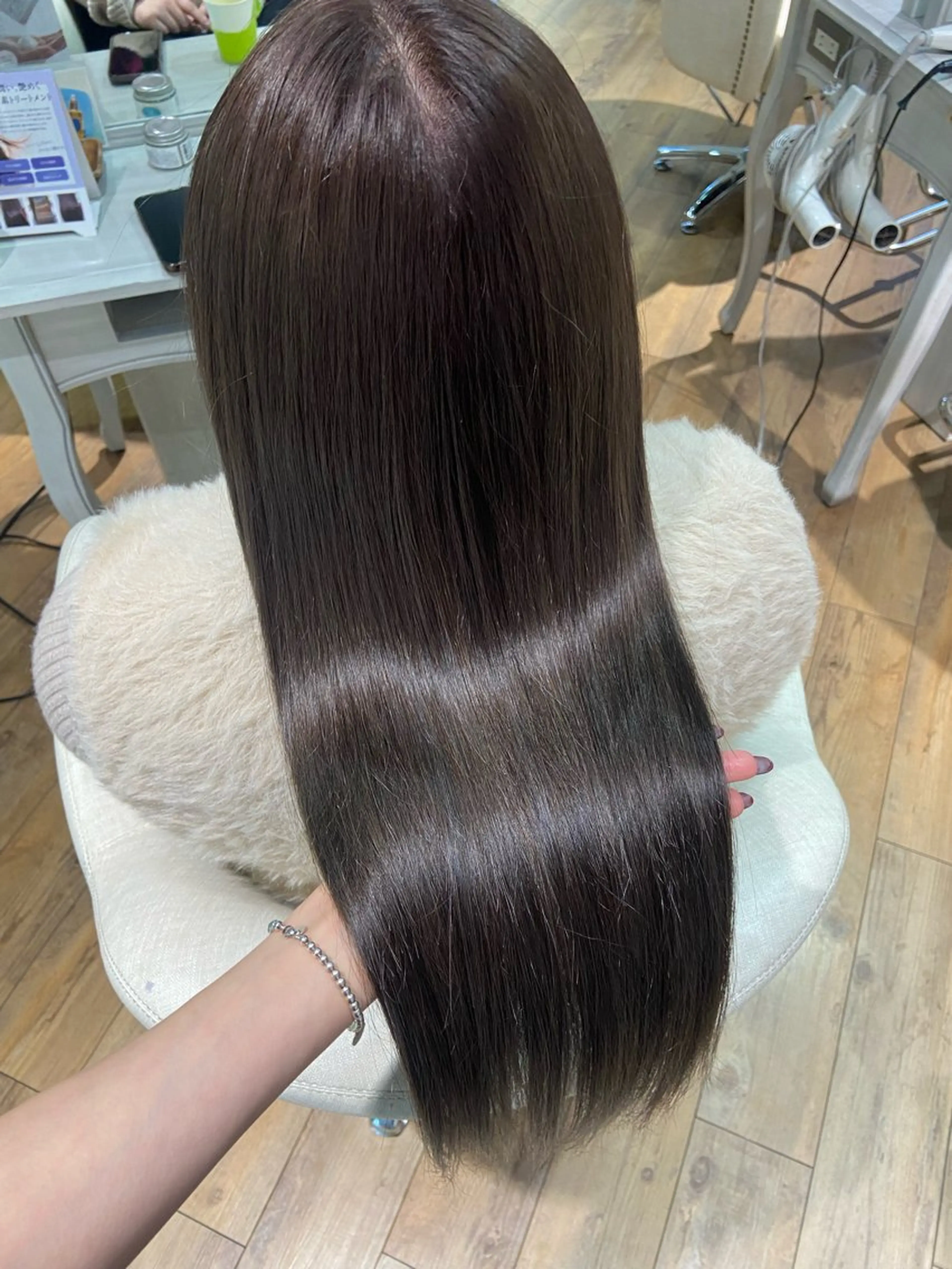 ロング カラー 髪質改善 トリートメント トリートメント 🧸プルエクステ❤︎ ネイルKAO🧸のヘアスタイル