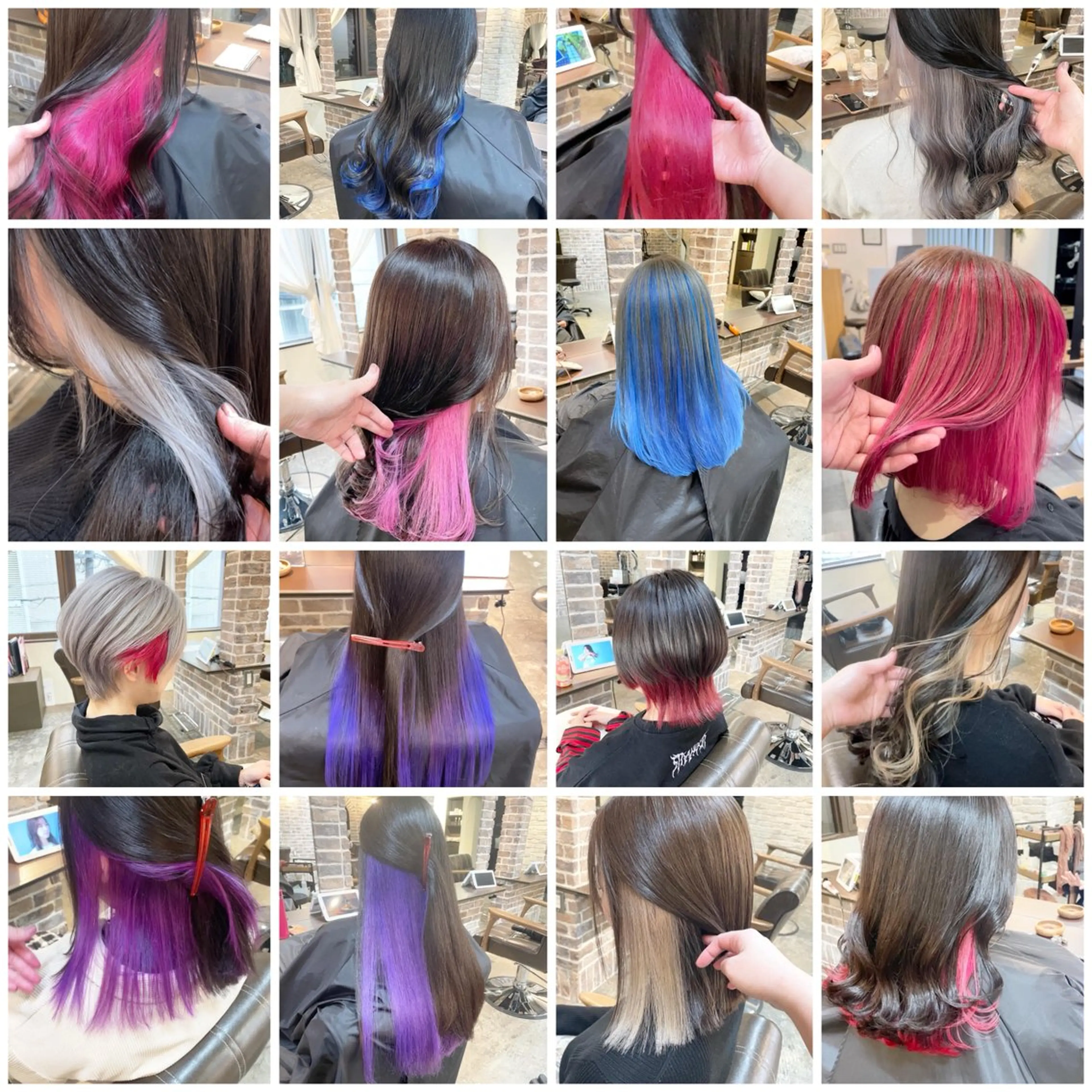 ロング カラー インナーカラー ACROあべの店所属・艶カラー/インナー /グラデ/大西小百合のヘアスタイル