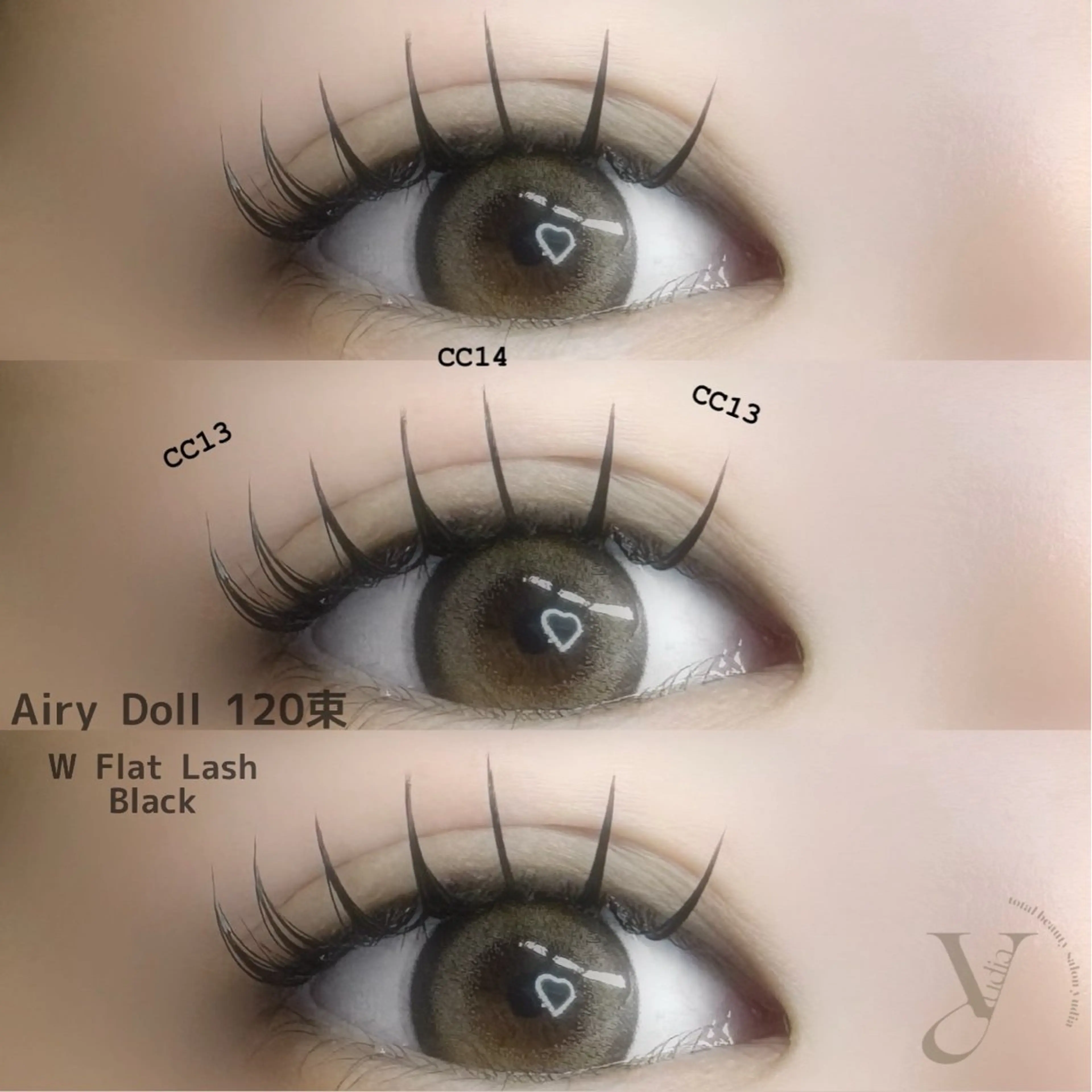 マツエク・マツパ フラットラッシュ 𝐧𝐞𝐨𝐧新宿 ❤️𝐀𝐲𝐚のマツエク・マツパデザイン