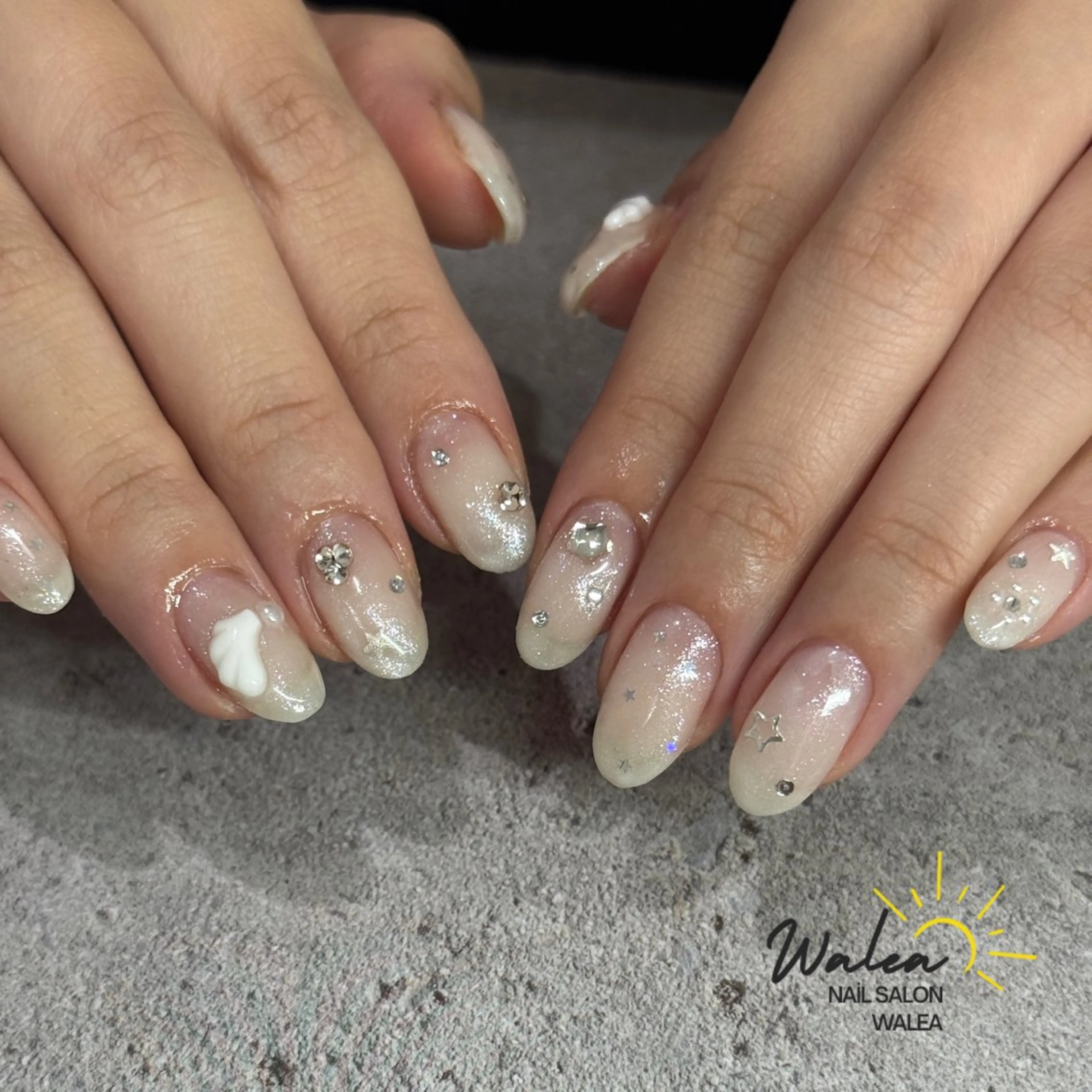 ネイル ハンドネイル nail salon waleaのネイルデザイン