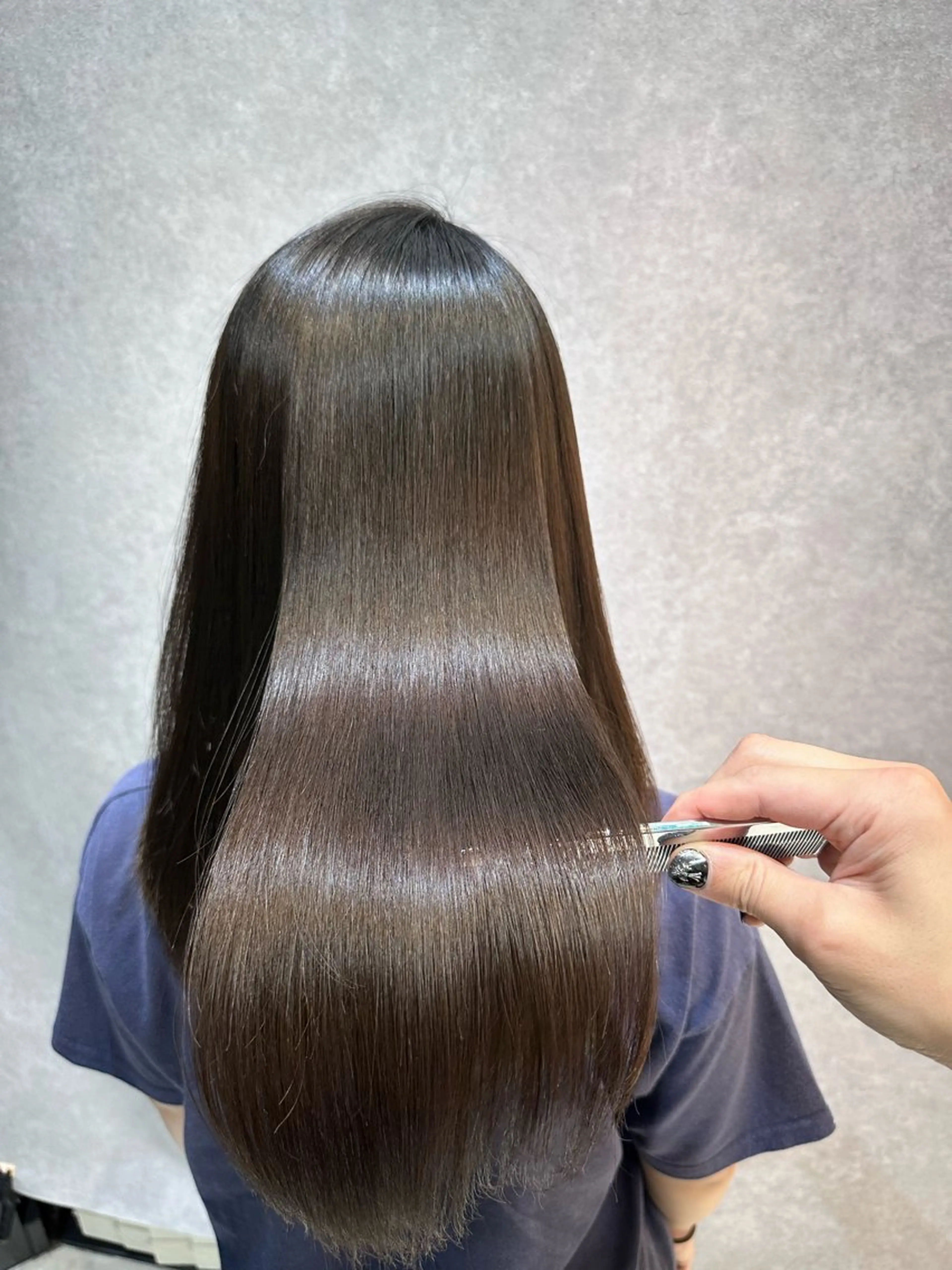 ロング 🔸縮毛矯正/髪質 改善カラー石崎🔸のヘアスタイル