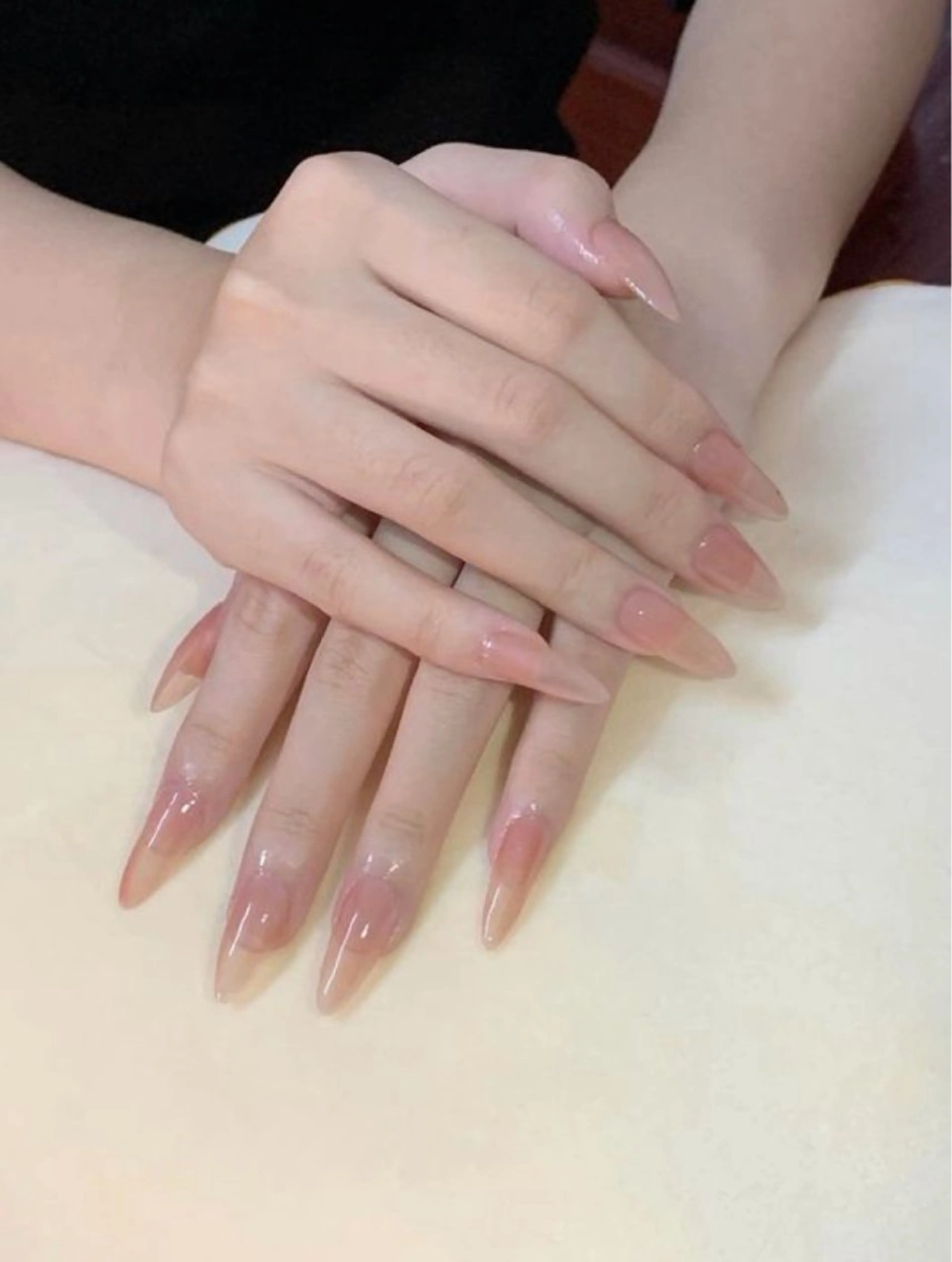 ネイル アートネイル チークネイル 長さ出し フットネイル フレンチネイル Lily nails studio所属・ネイルサロン Lilyのネイルデザイン