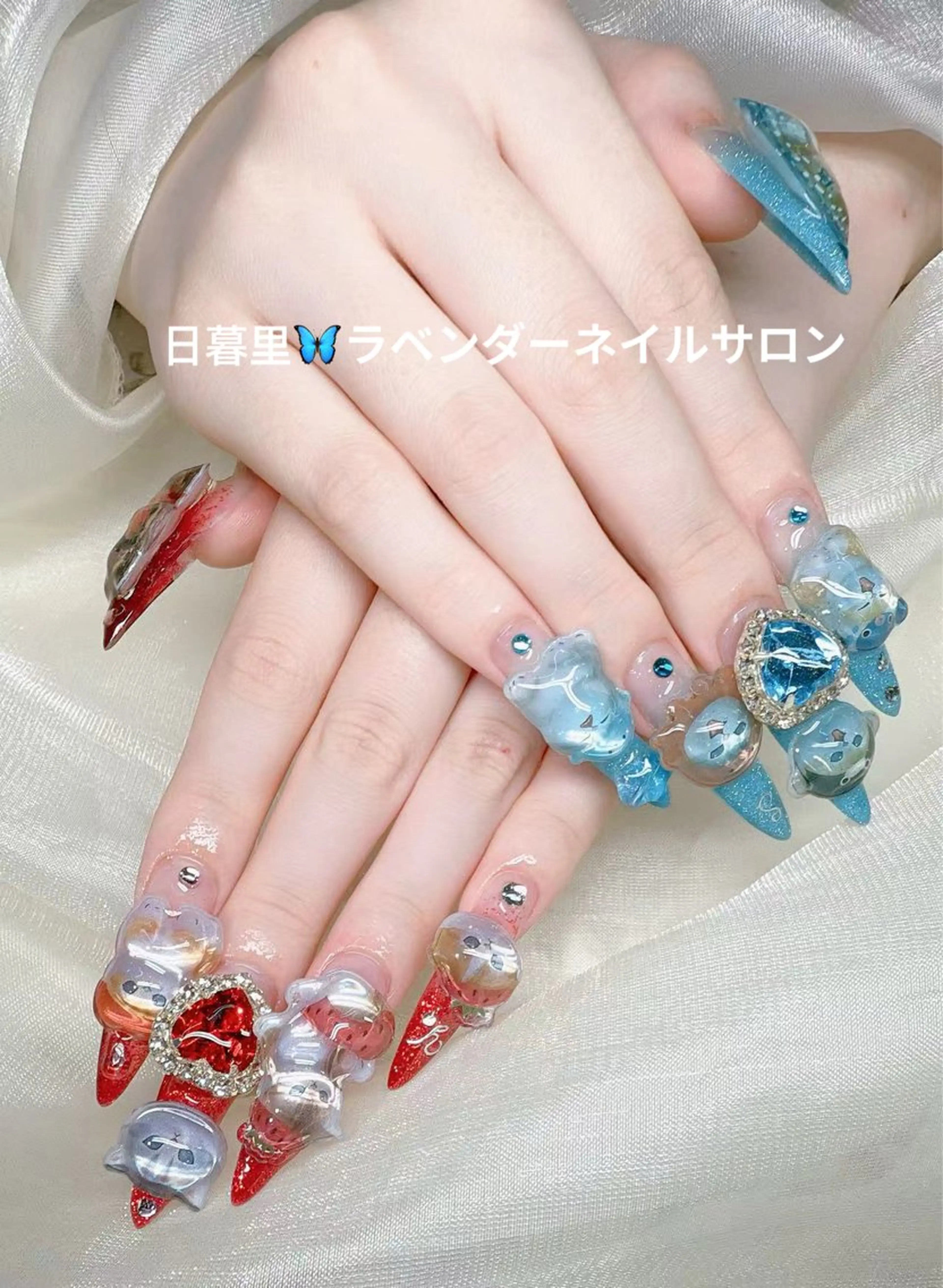 ネイル ラベンダー💖日暮里 ルル💖ネイルのネイルデザイン