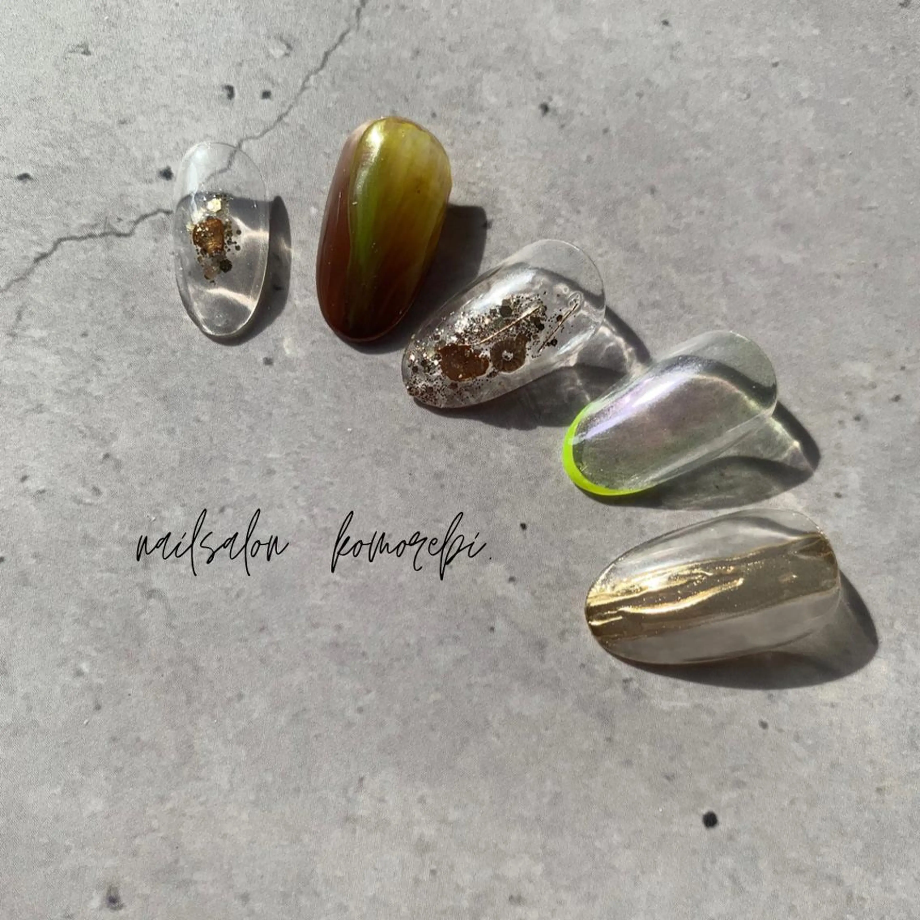 ネイル komorebi. 小峯 真実のネイルデザイン