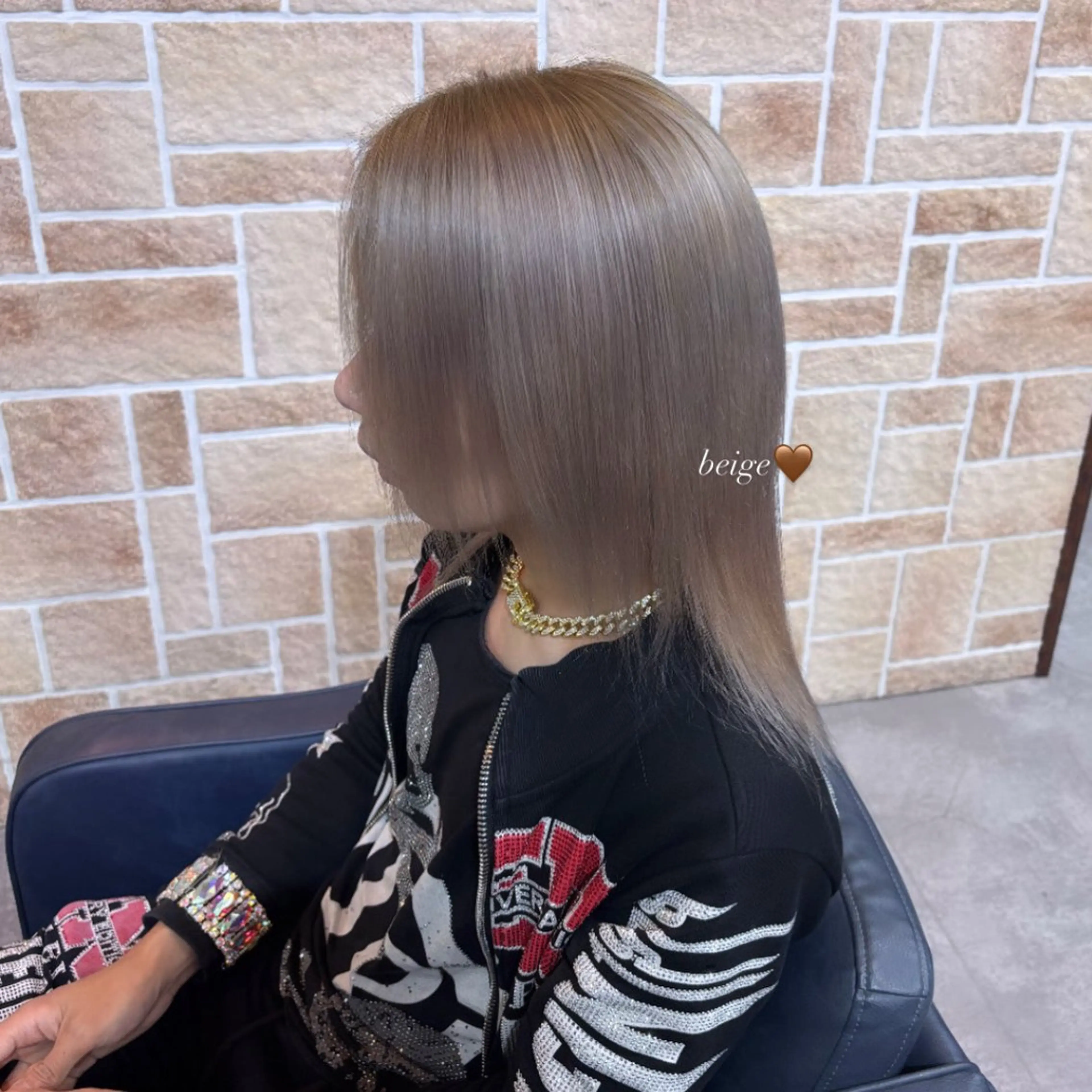 ミディアム メンズ ヘアカラー 木村 紅愛のヘアスタイル