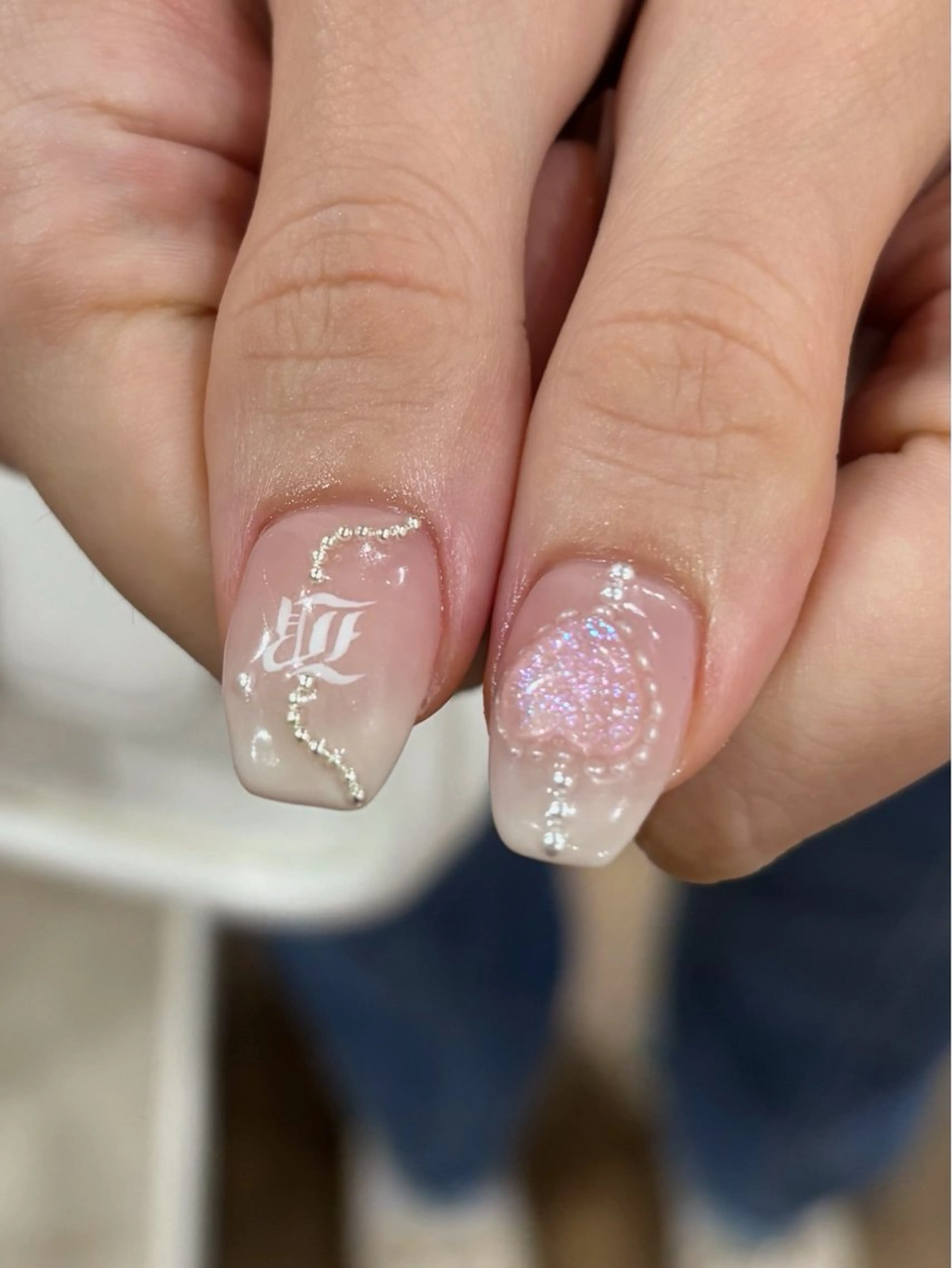 ネイル グラデーション スクエアネイル HOHOKO NAIL所属・H HOHOKOのネイルデザイン