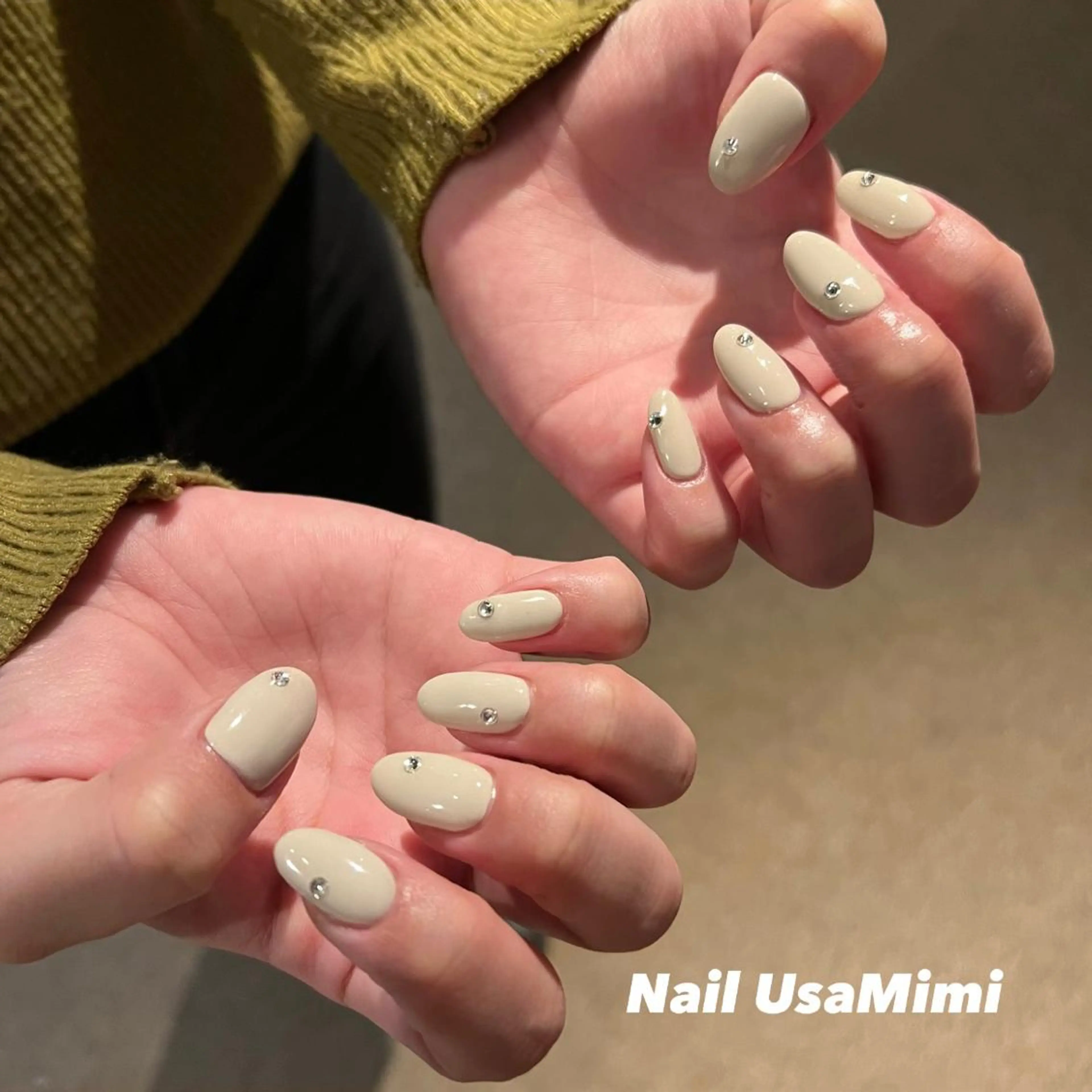 ネイル クリアネイル フットネイル ジェルネイル マグネットネイル 持ち込み 本町ネイルNail UsaMimiのネイルデザイン