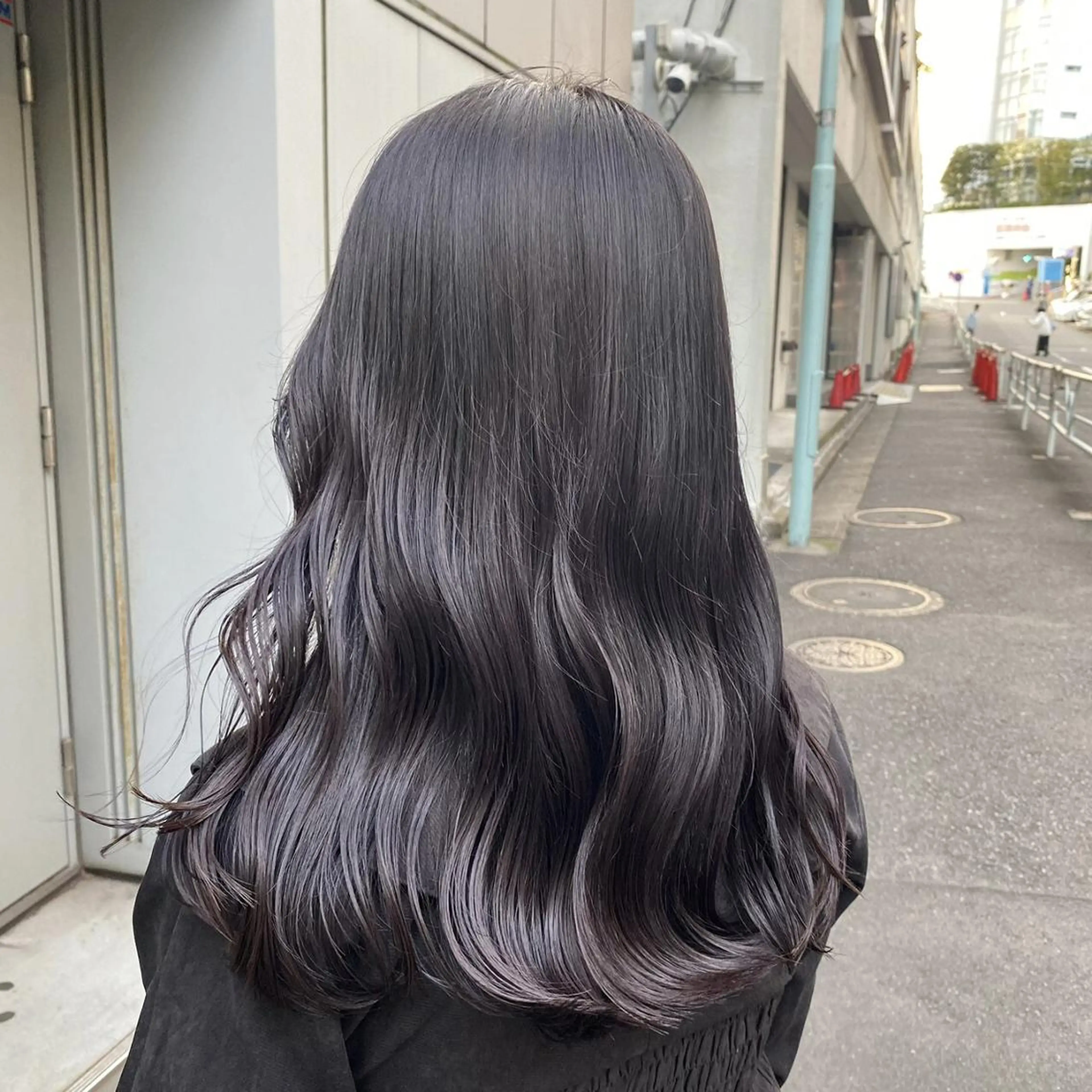 カラー ロング 大人っぽ上品🤍韓国 レイヤー🤍ふうがのヘアスタイル