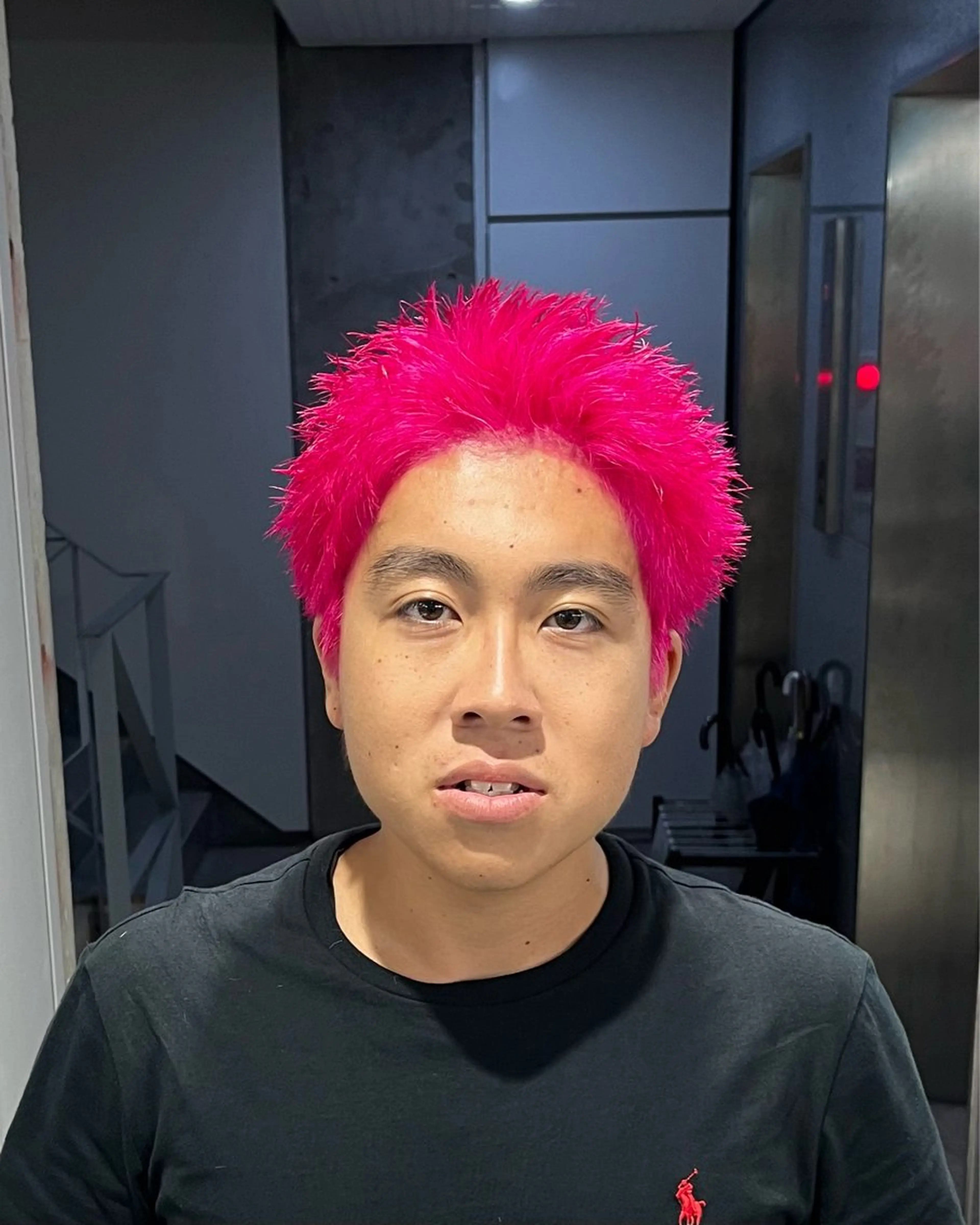ショート カラー パーマ メンズ カット ヘアカラー 🔥スパイキー 特化🔥菊水皐暉🔥のヘアスタイル