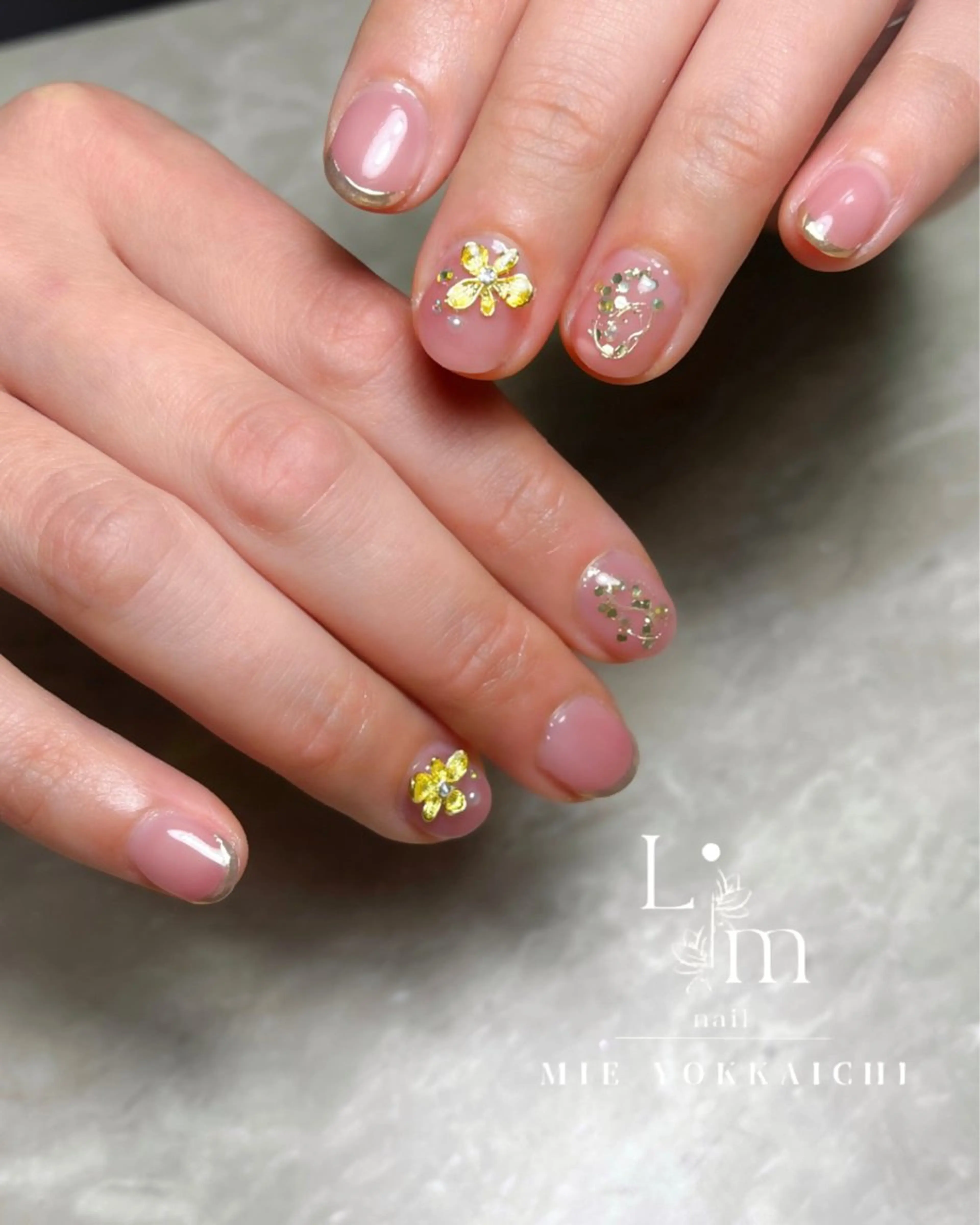 ネイル ブライダルネイル Li.m nail リム ネイルのネイルデザイン